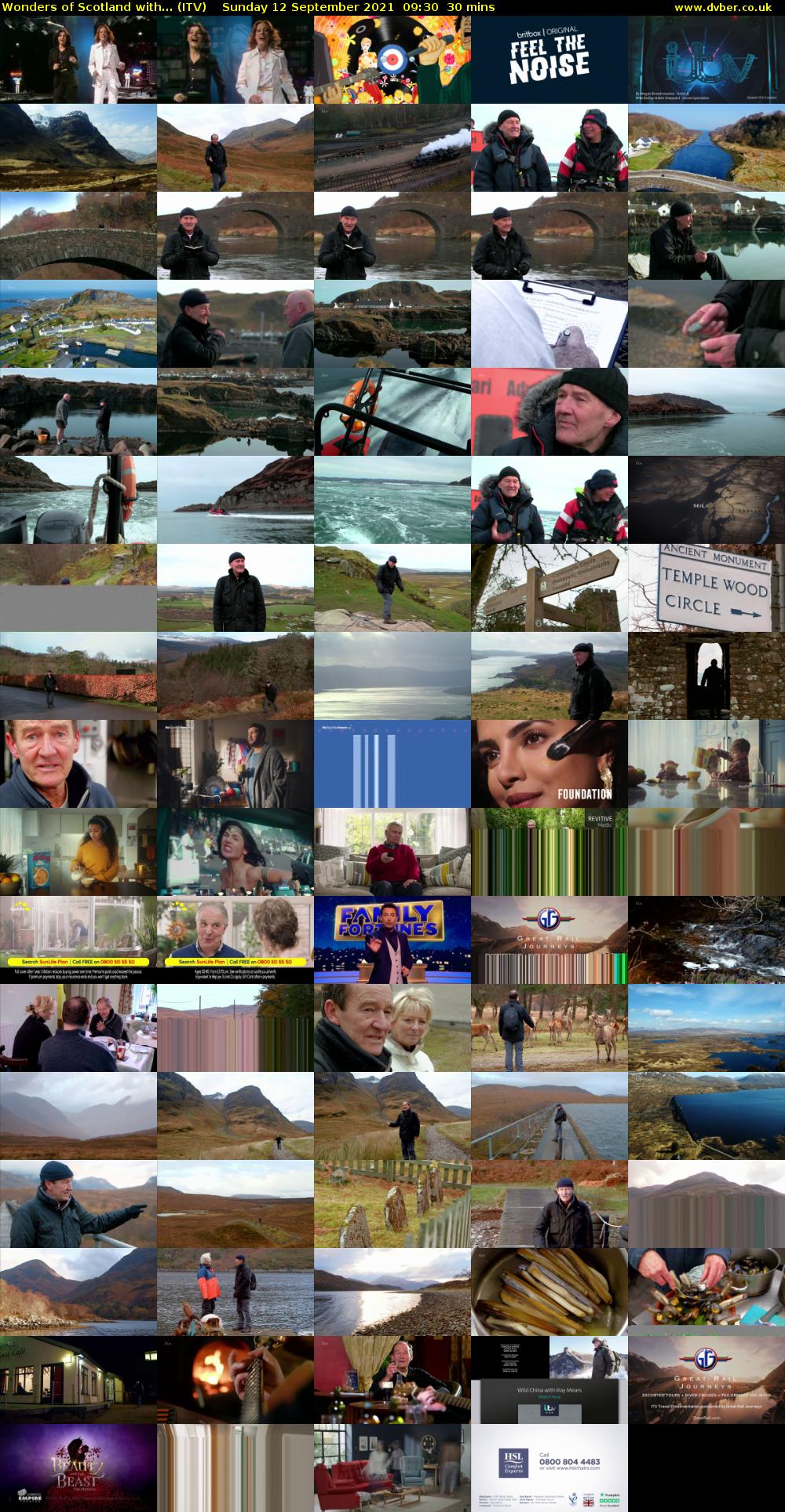 Wonders of Scotland with... (ITV) Sunday 12 September 2021 09:30 - 10:00