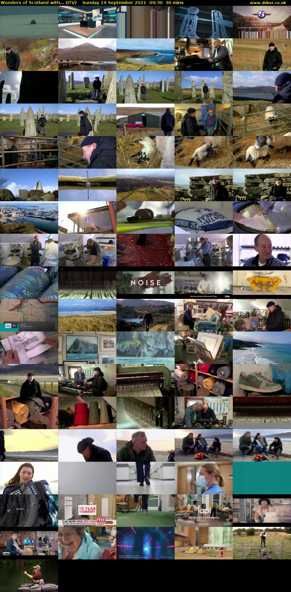 Wonders of Scotland with... (ITV) Sunday 19 September 2021 09:30 - 10:00