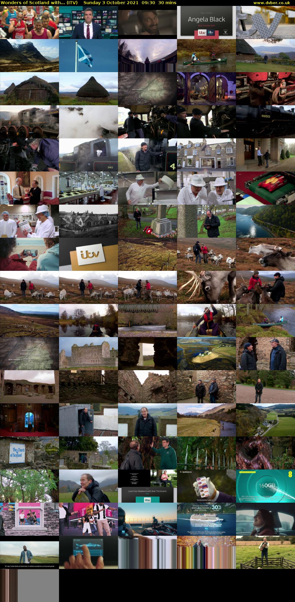 Wonders of Scotland with... (ITV) Sunday 3 October 2021 09:30 - 10:00
