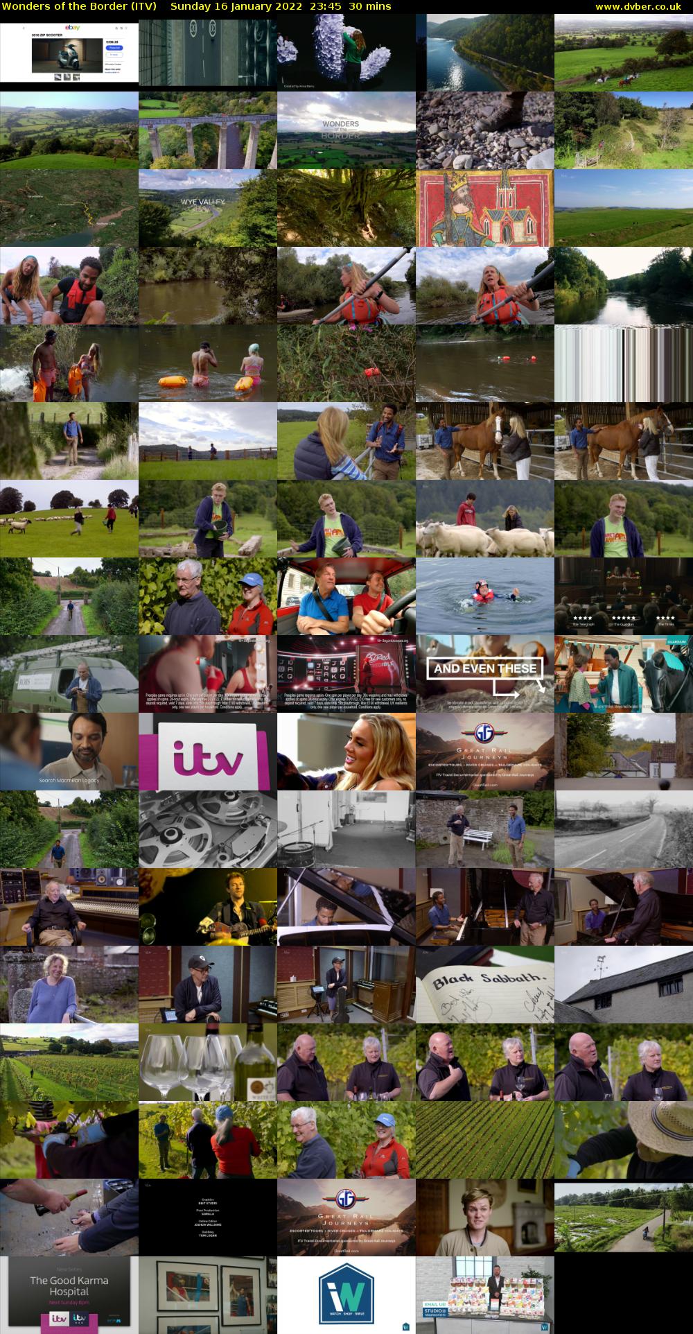 Wonders of the Border (ITV) Sunday 16 January 2022 23:45 - 00:15