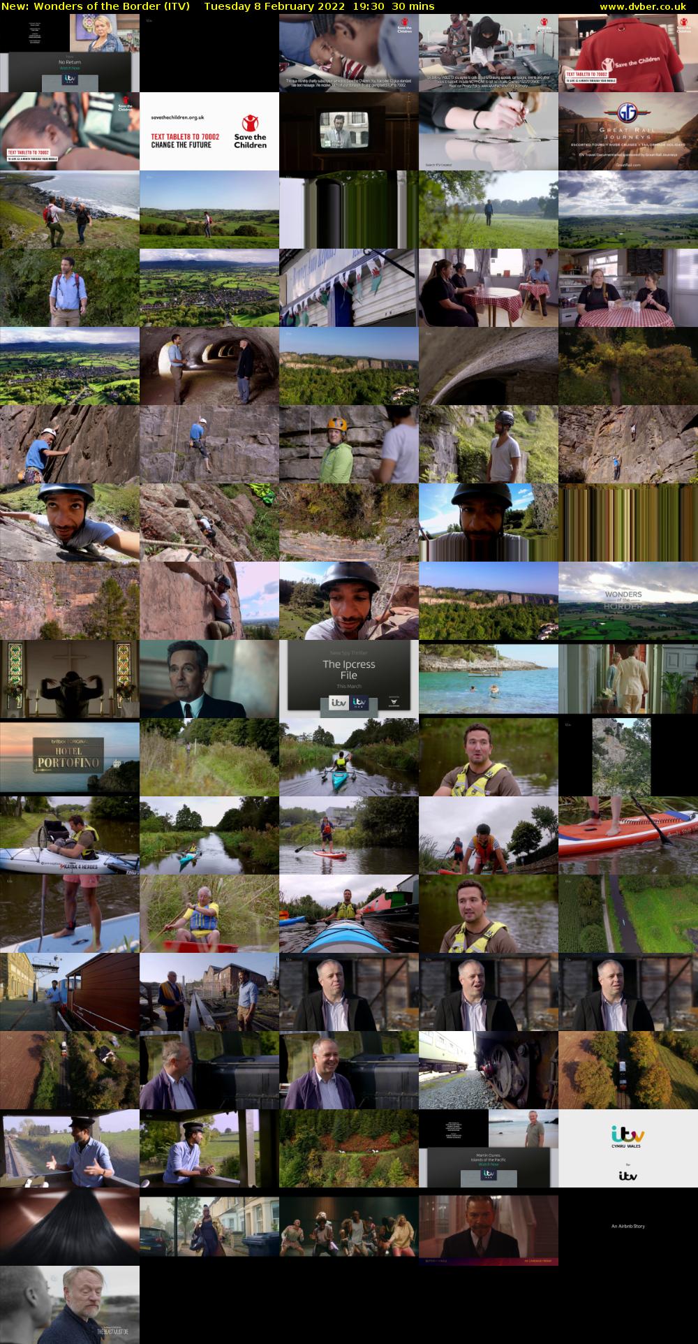 Wonders of the Border (ITV) Tuesday 8 February 2022 19:30 - 20:00