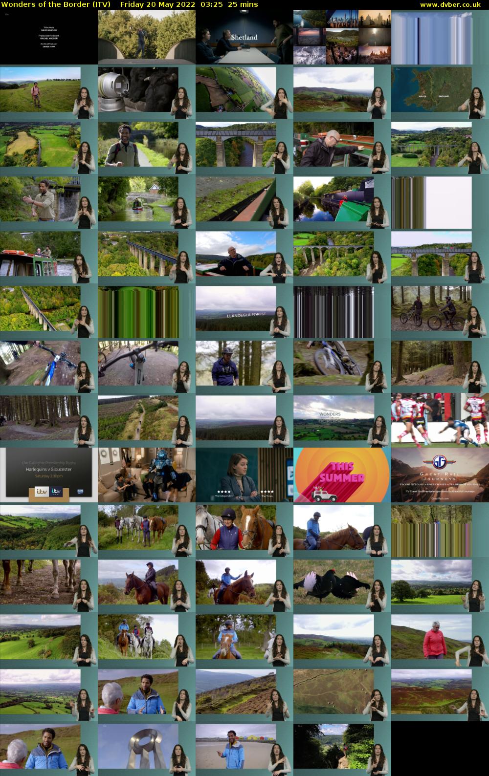 Wonders of the Border (ITV) Friday 20 May 2022 03:25 - 03:50
