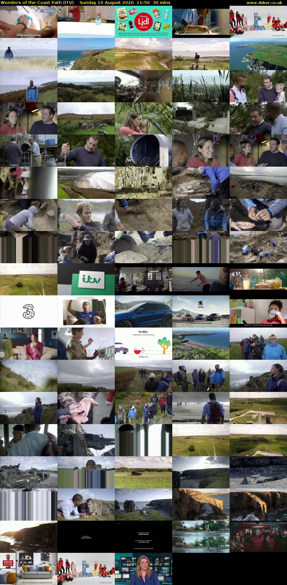 Wonders of the Coast Path (ITV) Sunday 16 August 2020 11:50 - 12:20