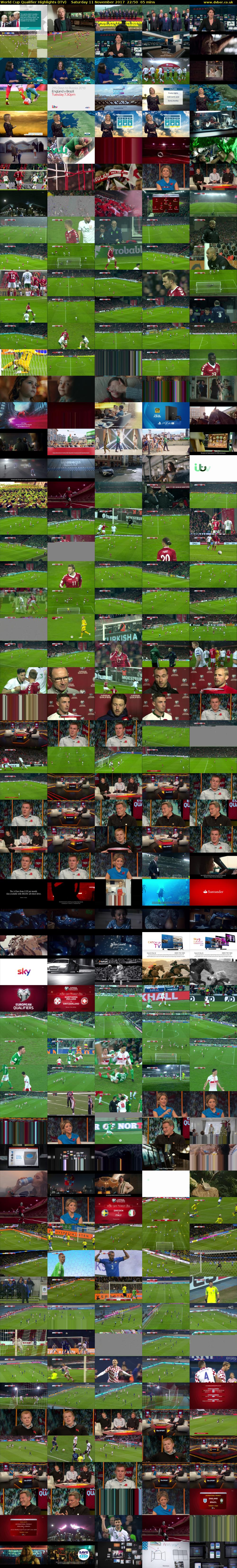 World Cup Qualifier Highlights (ITV) Saturday 11 November 2017 22:50 - 23:55