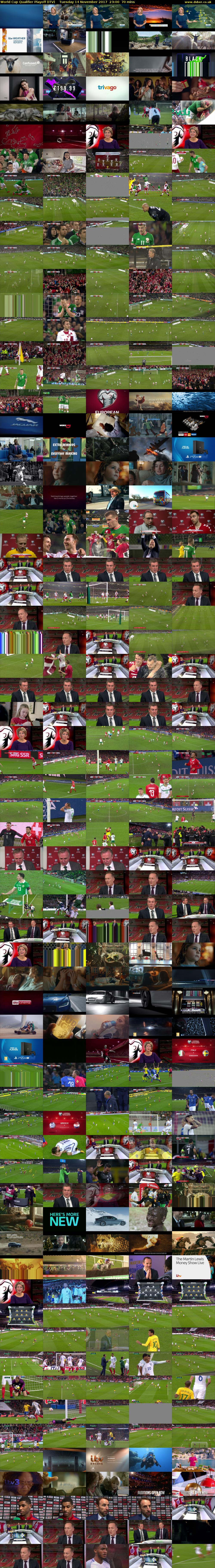 World Cup Qualifier Playoff (ITV) Tuesday 14 November 2017 23:00 - 00:10
