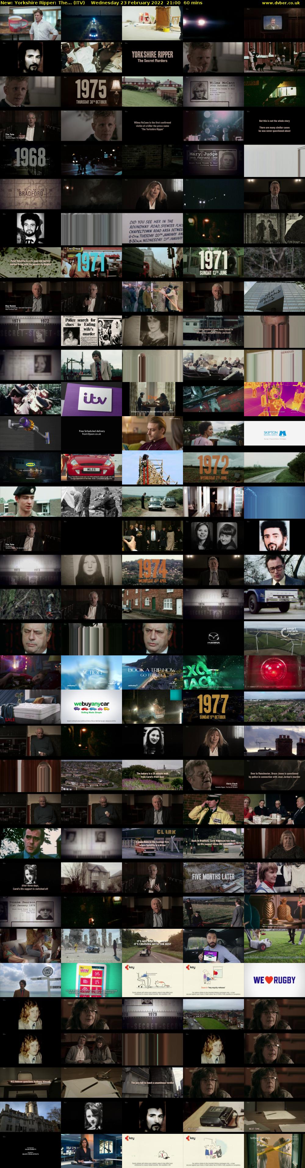 Yorkshire Ripper: The... (ITV) Wednesday 23 February 2022 21:00 - 22:00