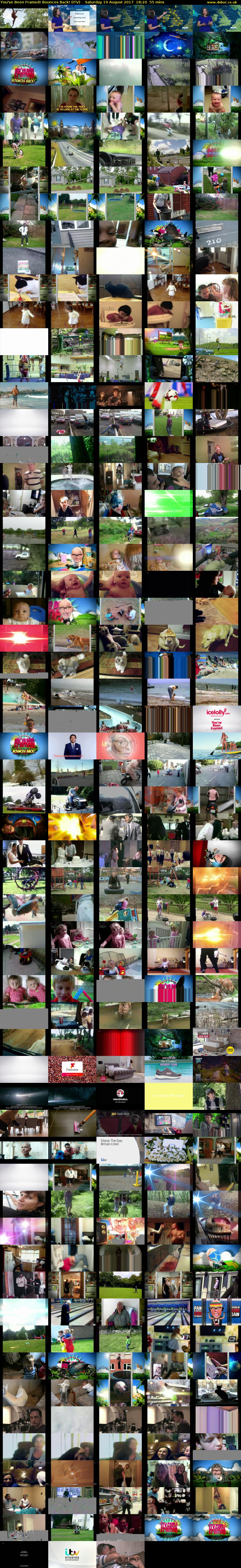 You've Been Framed! Bounces Back! (ITV) Saturday 19 August 2017 18:20 - 19:15