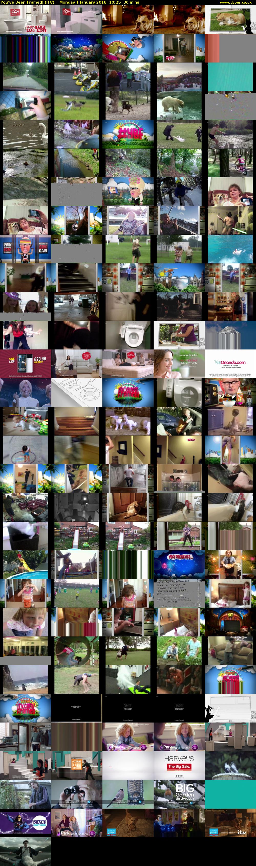 You've Been Framed! (ITV) Monday 1 January 2018 10:25 - 10:55