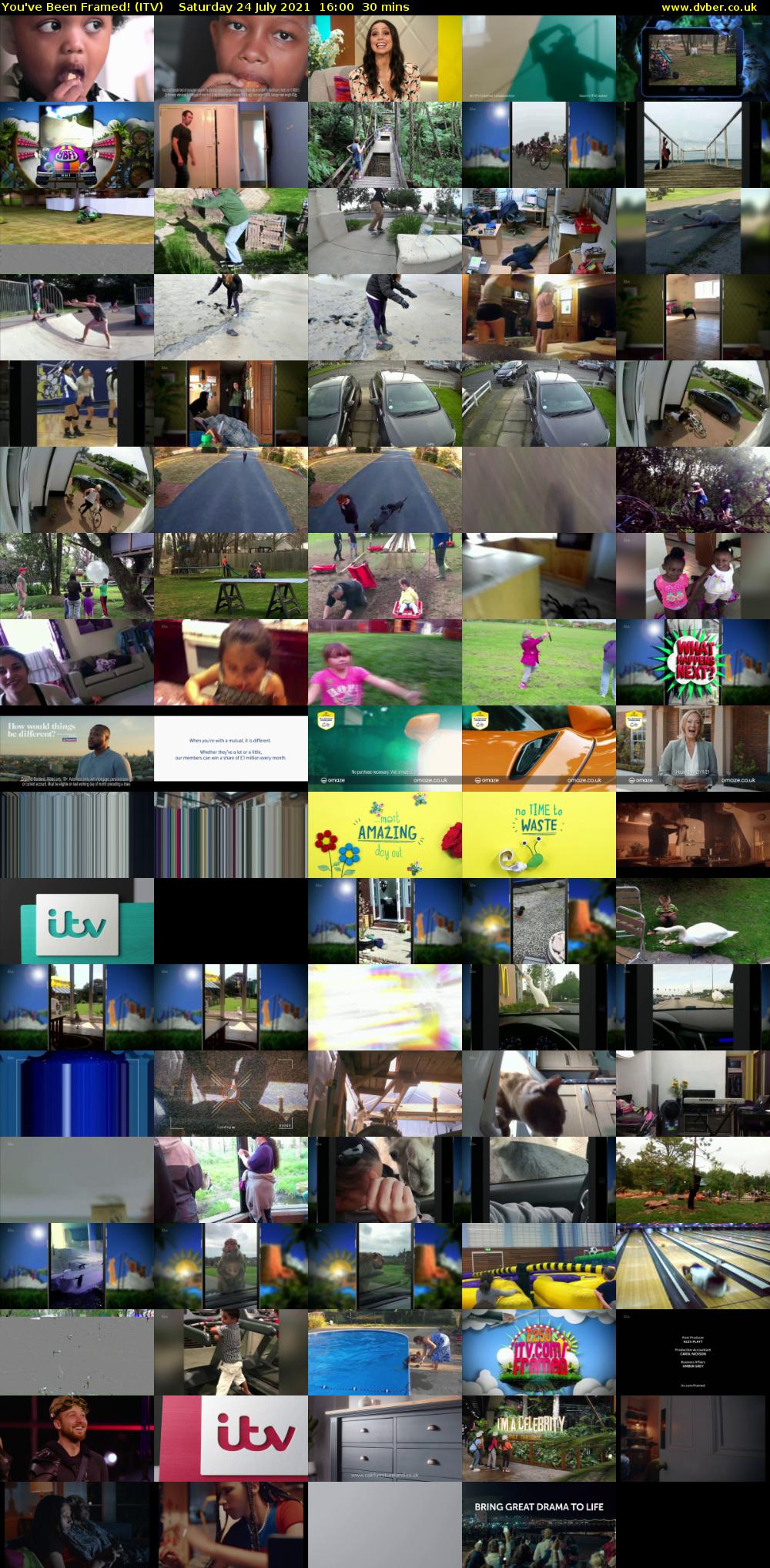 You've Been Framed! (ITV) Saturday 24 July 2021 16:00 - 16:30