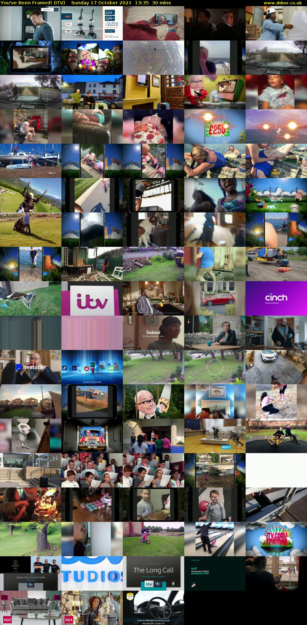 You've Been Framed! (ITV) Sunday 17 October 2021 13:35 - 14:05