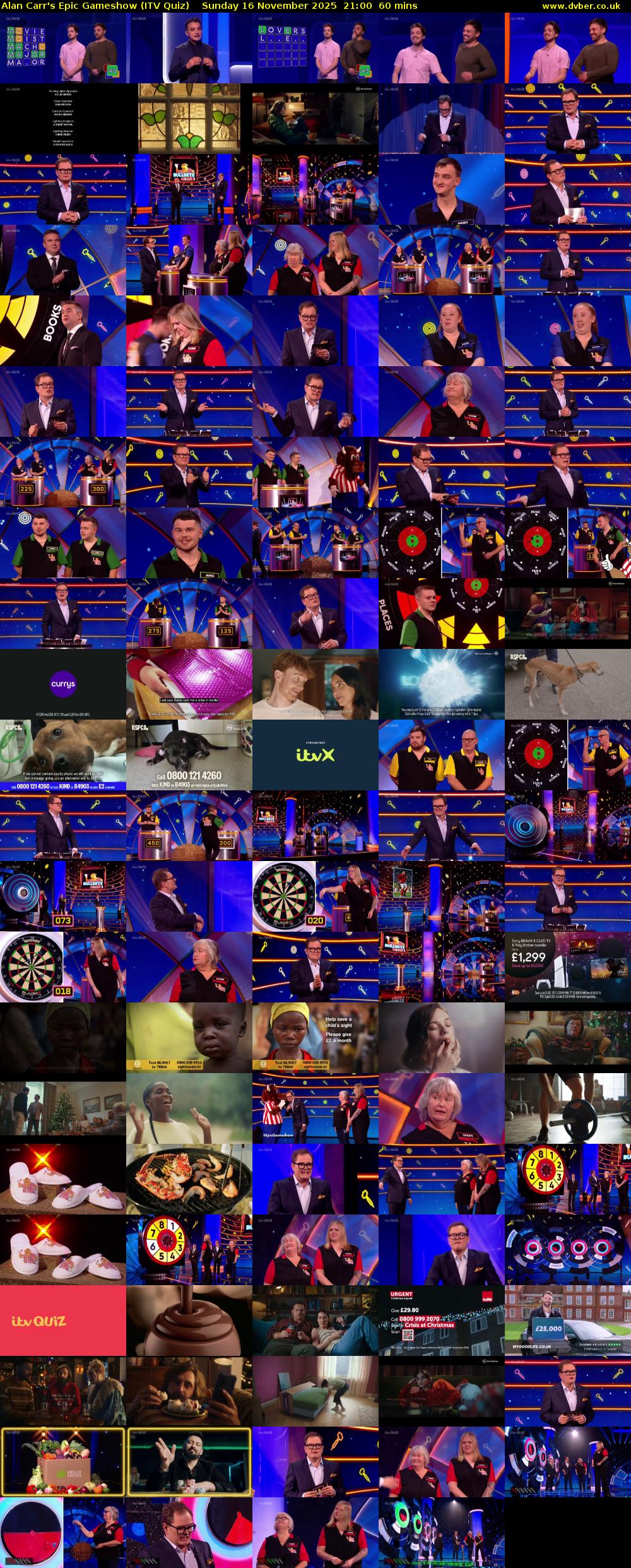 Alan Carr's Epic Gameshow (ITV Quiz) Sunday 16 November 2025 21:00 - 22:00