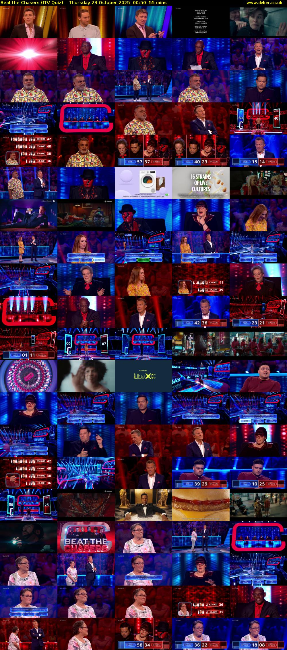 Beat the Chasers (ITV Quiz) Thursday 23 October 2025 00:50 - 01:45