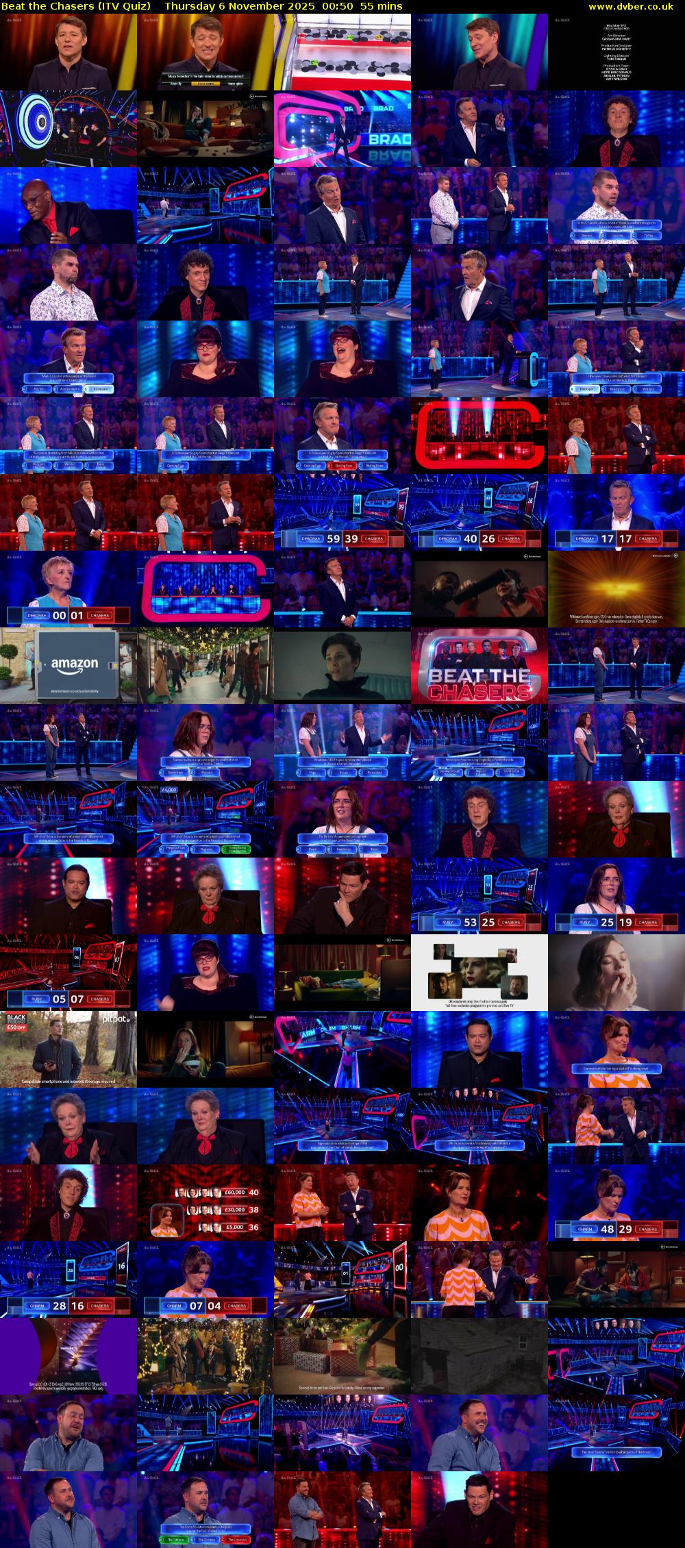 Beat the Chasers (ITV Quiz) Thursday 6 November 2025 00:50 - 01:45