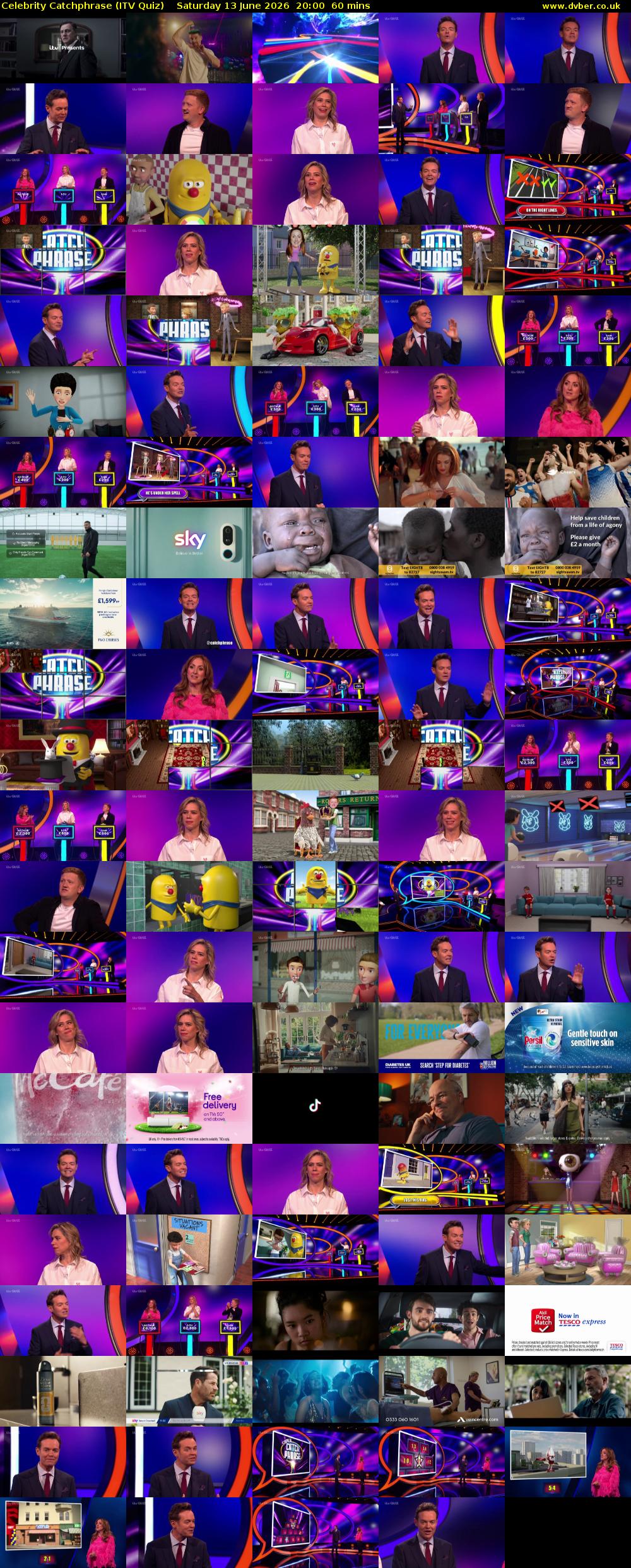 Celebrity Catchphrase (ITV Quiz) Saturday 13 June 2026 20:00 - 21:00