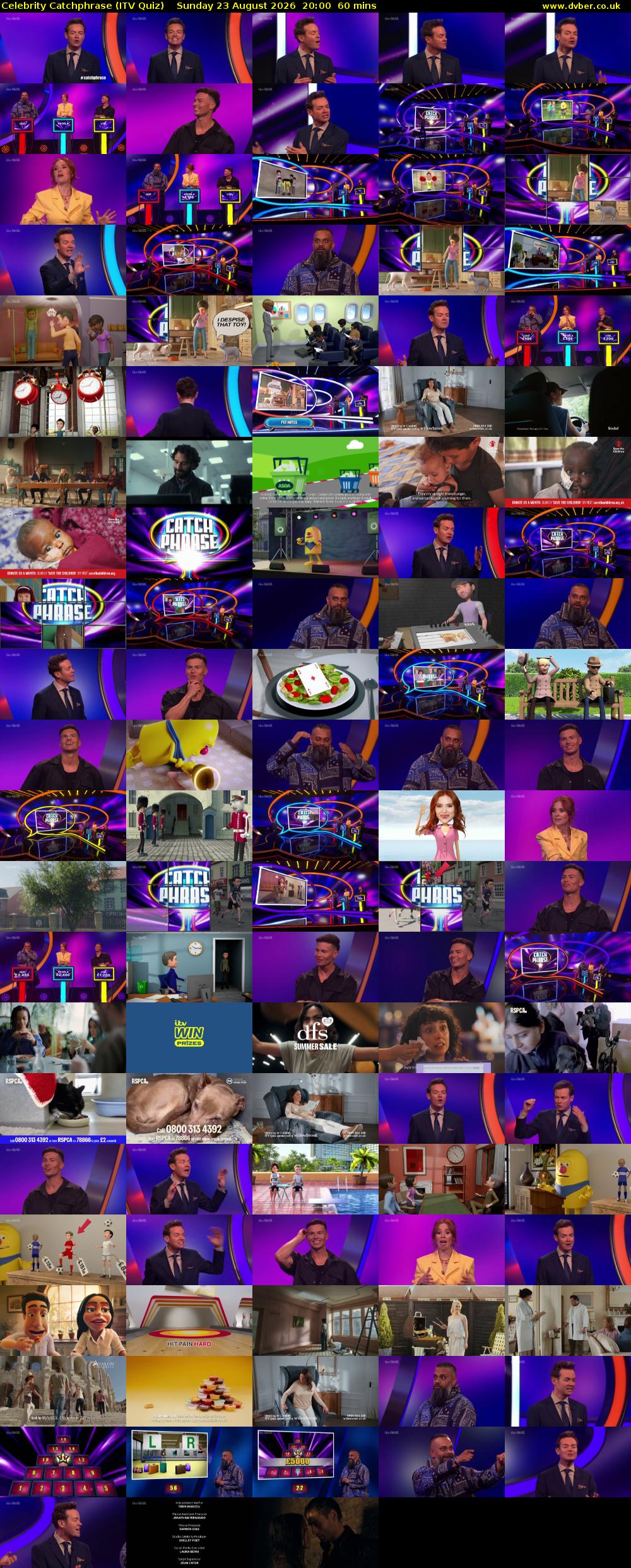 Celebrity Catchphrase (ITV Quiz) Sunday 23 August 2026 20:00 - 21:00
