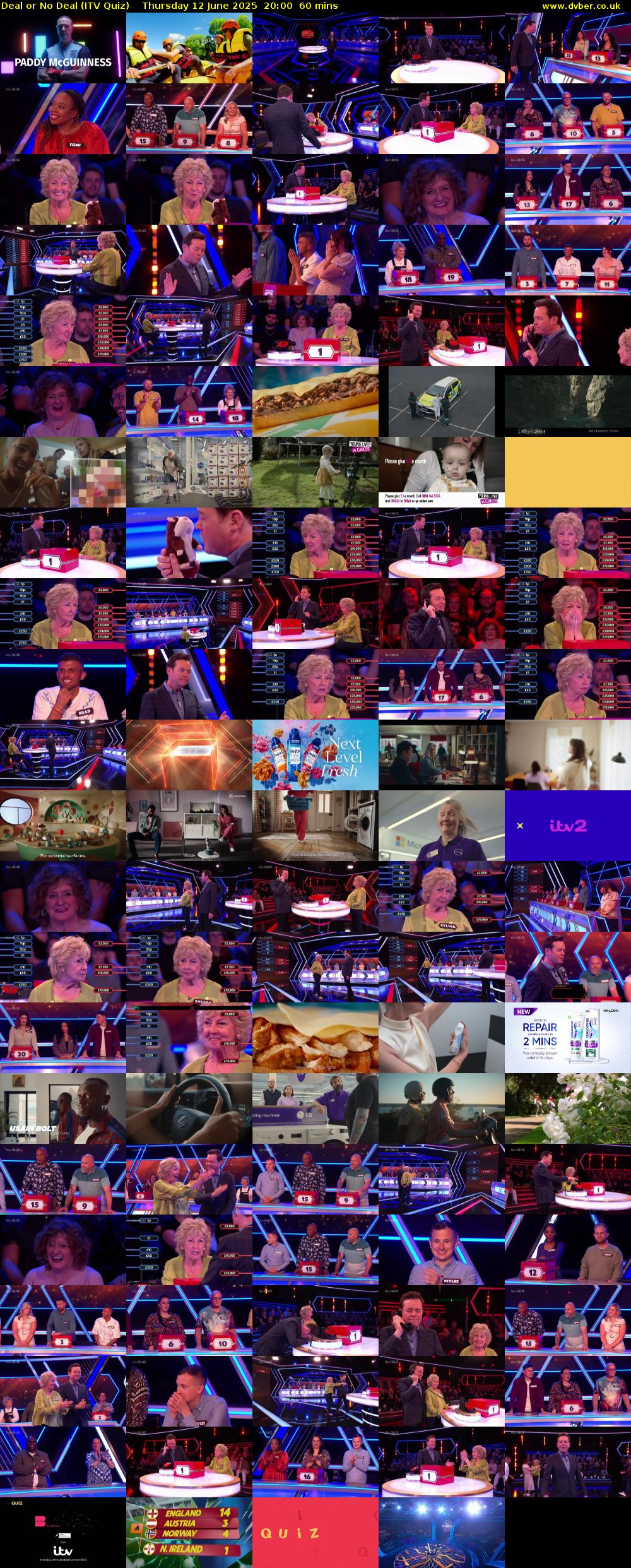 Deal or No Deal (ITV Quiz) Thursday 12 June 2025 20:00 - 21:00