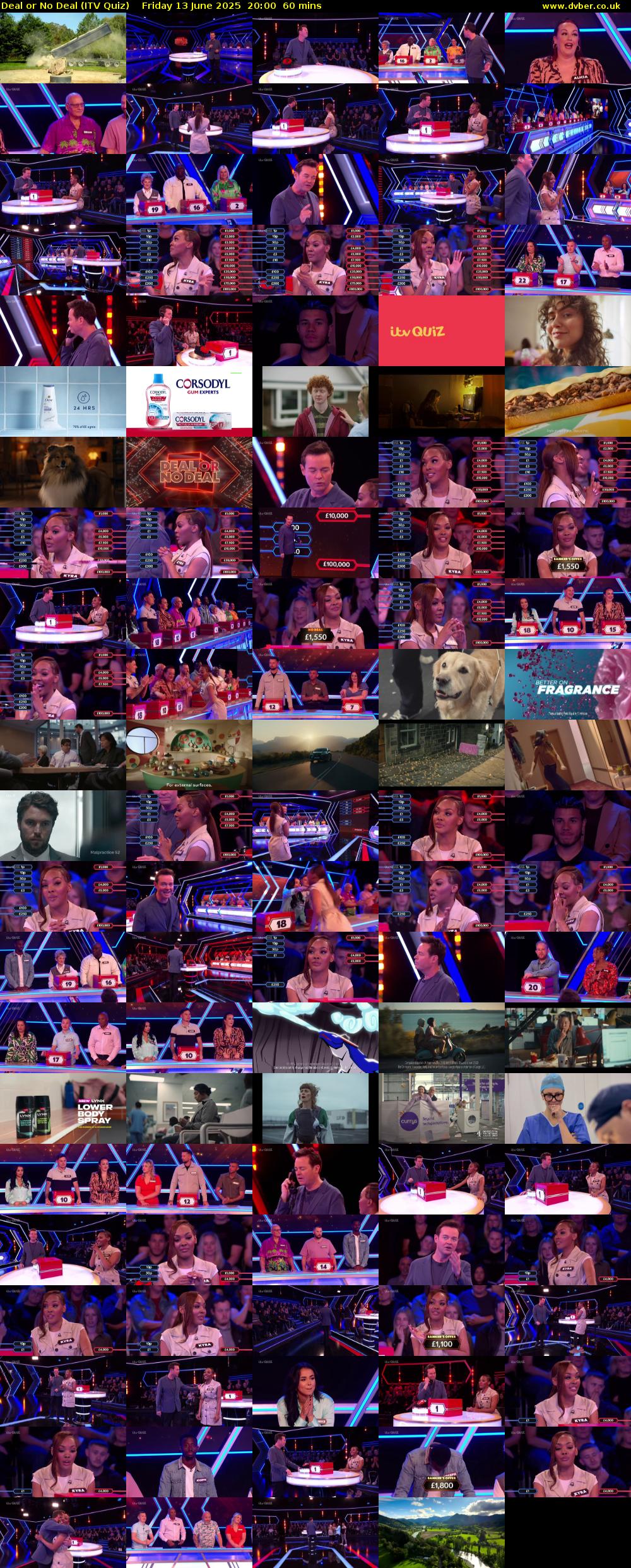 Deal or No Deal (ITV Quiz) Friday 13 June 2025 20:00 - 21:00