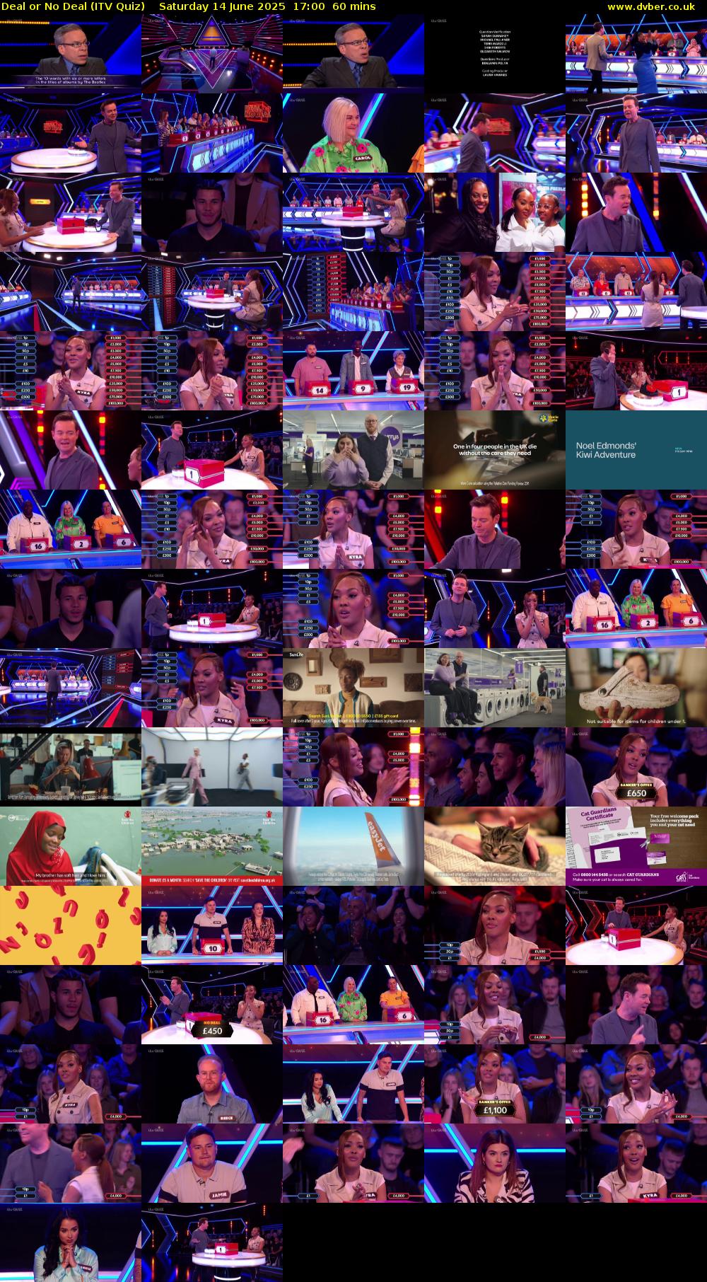 Deal or No Deal (ITV Quiz) Saturday 14 June 2025 17:00 - 18:00