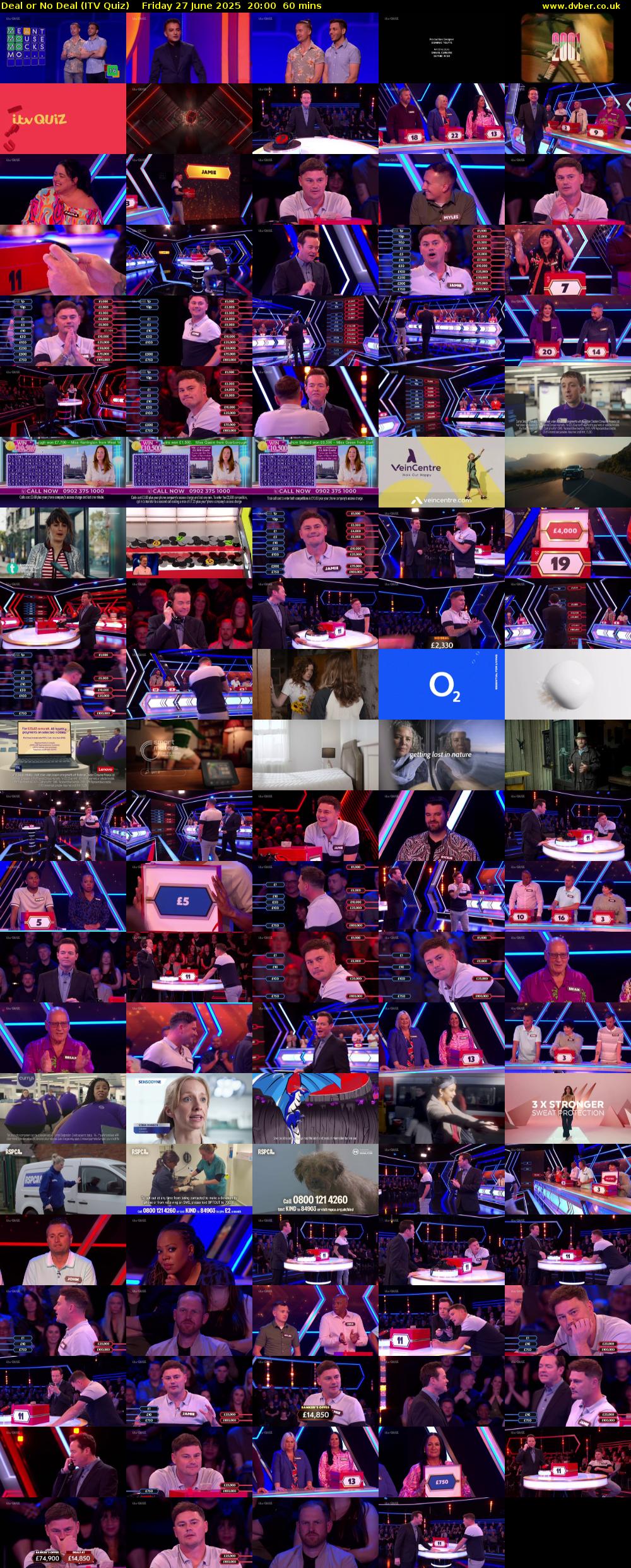 Deal or No Deal (ITV Quiz) Friday 27 June 2025 20:00 - 21:00