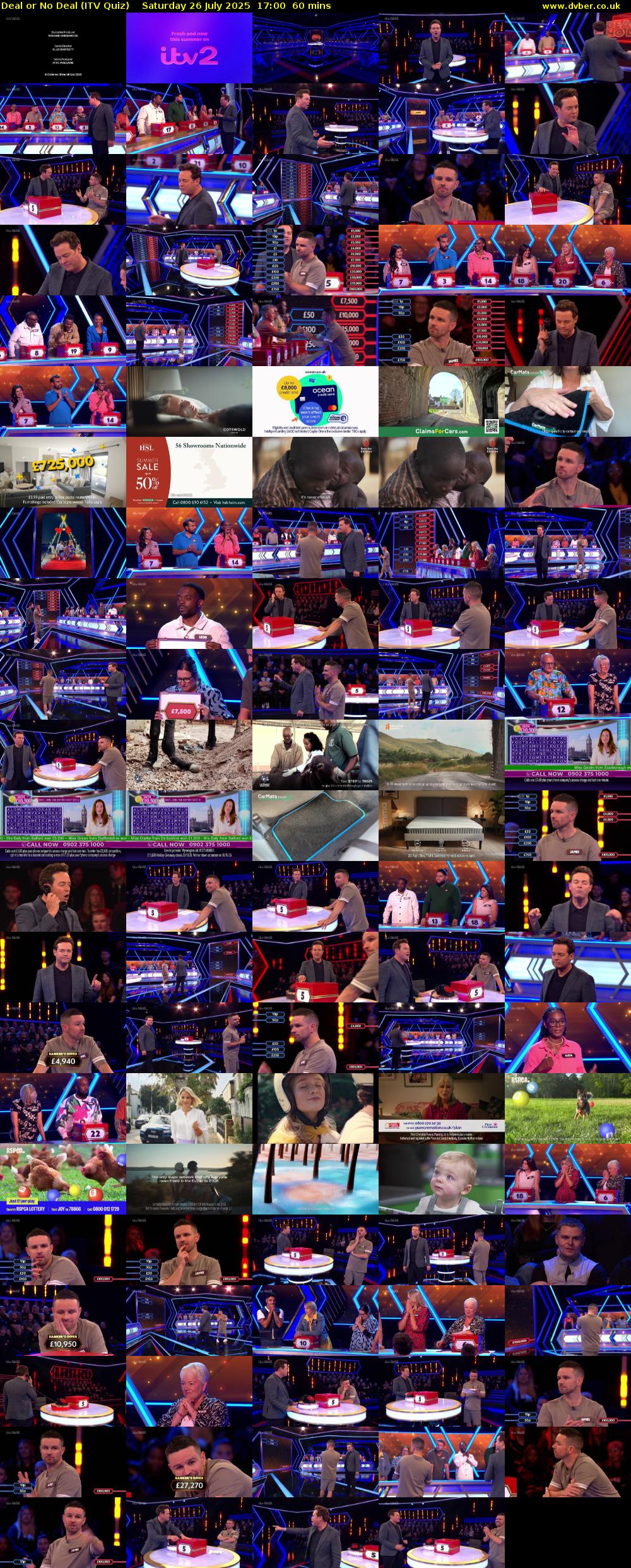 Deal or No Deal (ITV Quiz) Saturday 26 July 2025 17:00 - 18:00