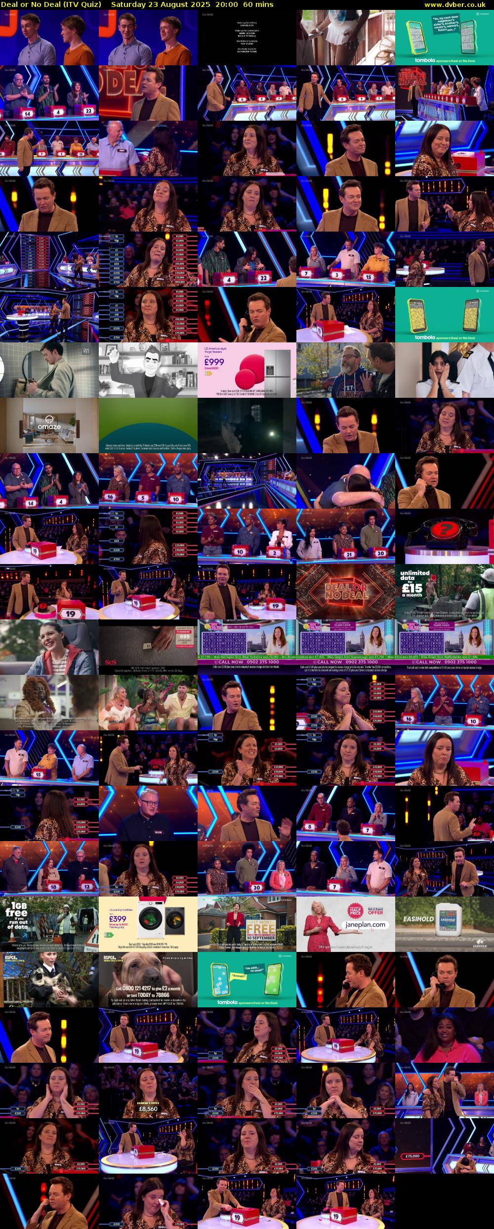 Deal or No Deal (ITV Quiz) Saturday 23 August 2025 20:00 - 21:00