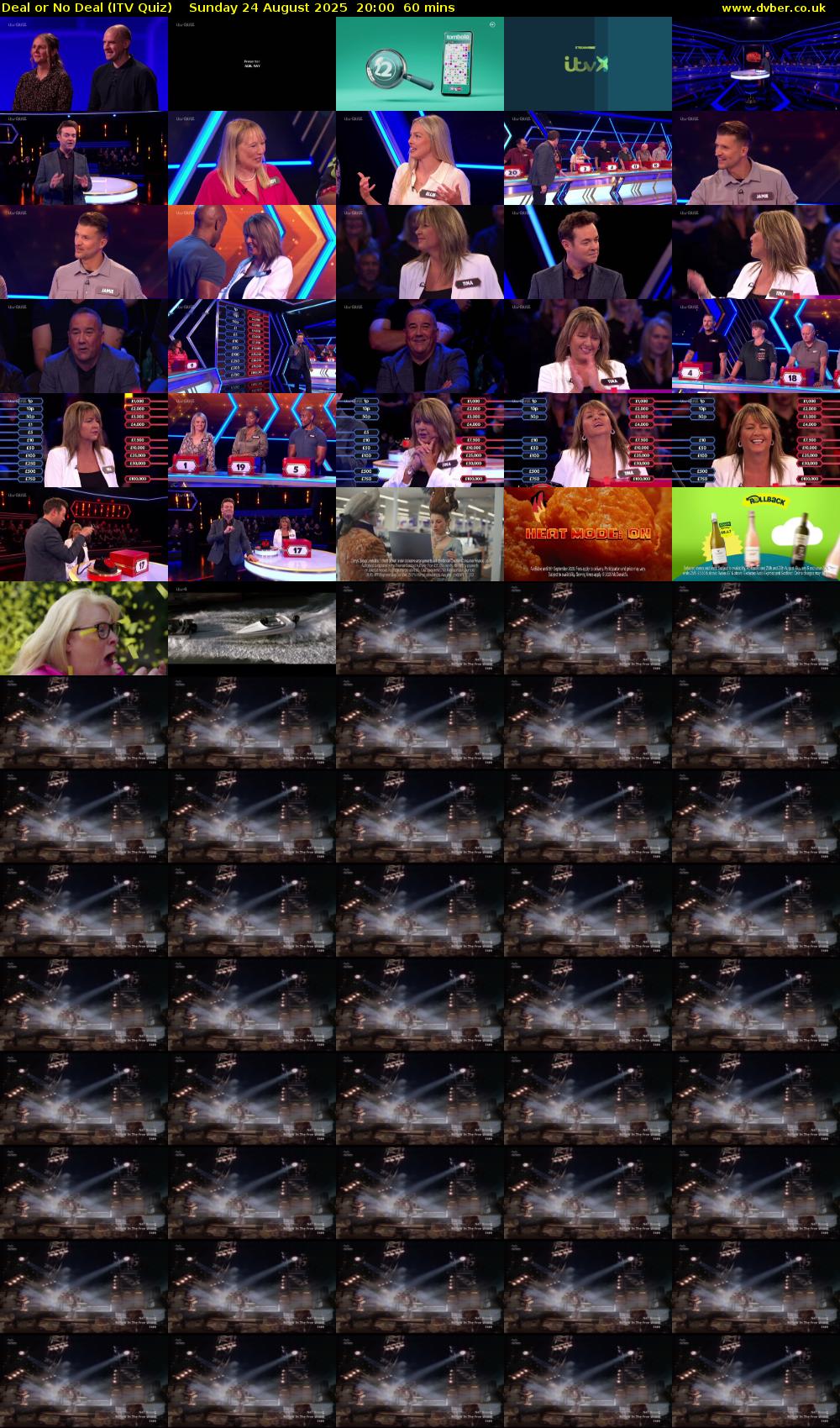 Deal or No Deal (ITV Quiz) Sunday 24 August 2025 20:00 - 21:00