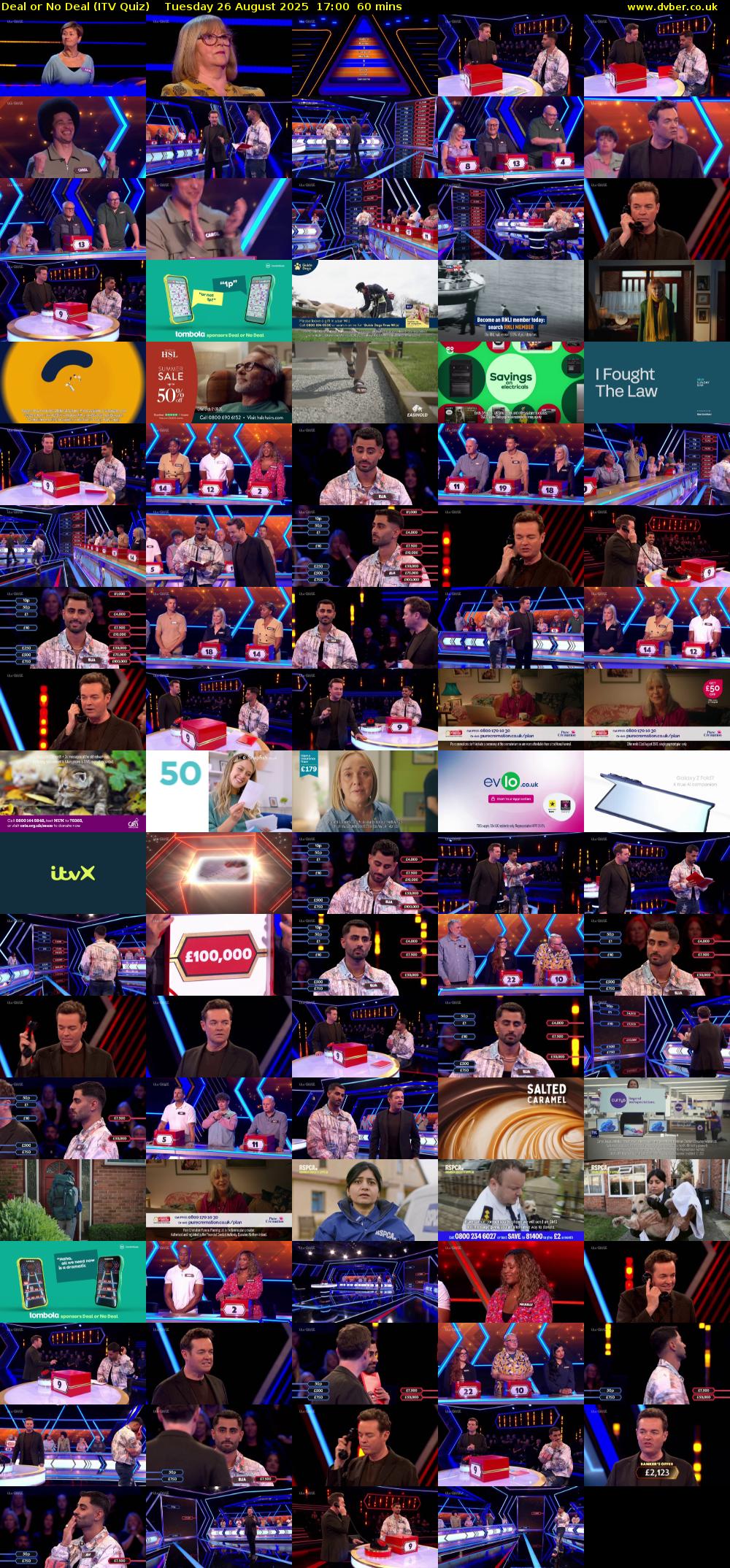 Deal or No Deal (ITV Quiz) Tuesday 26 August 2025 17:00 - 18:00