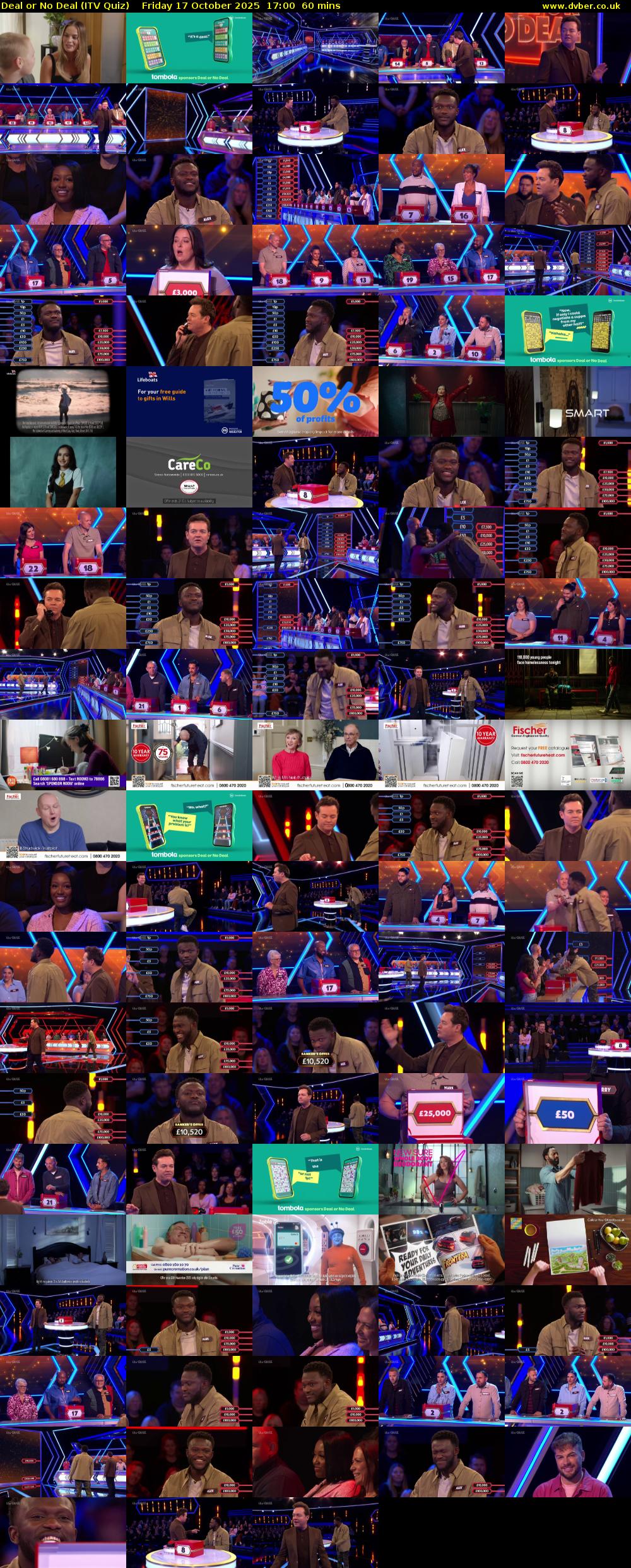 Deal or No Deal (ITV Quiz) Friday 17 October 2025 17:00 - 18:00