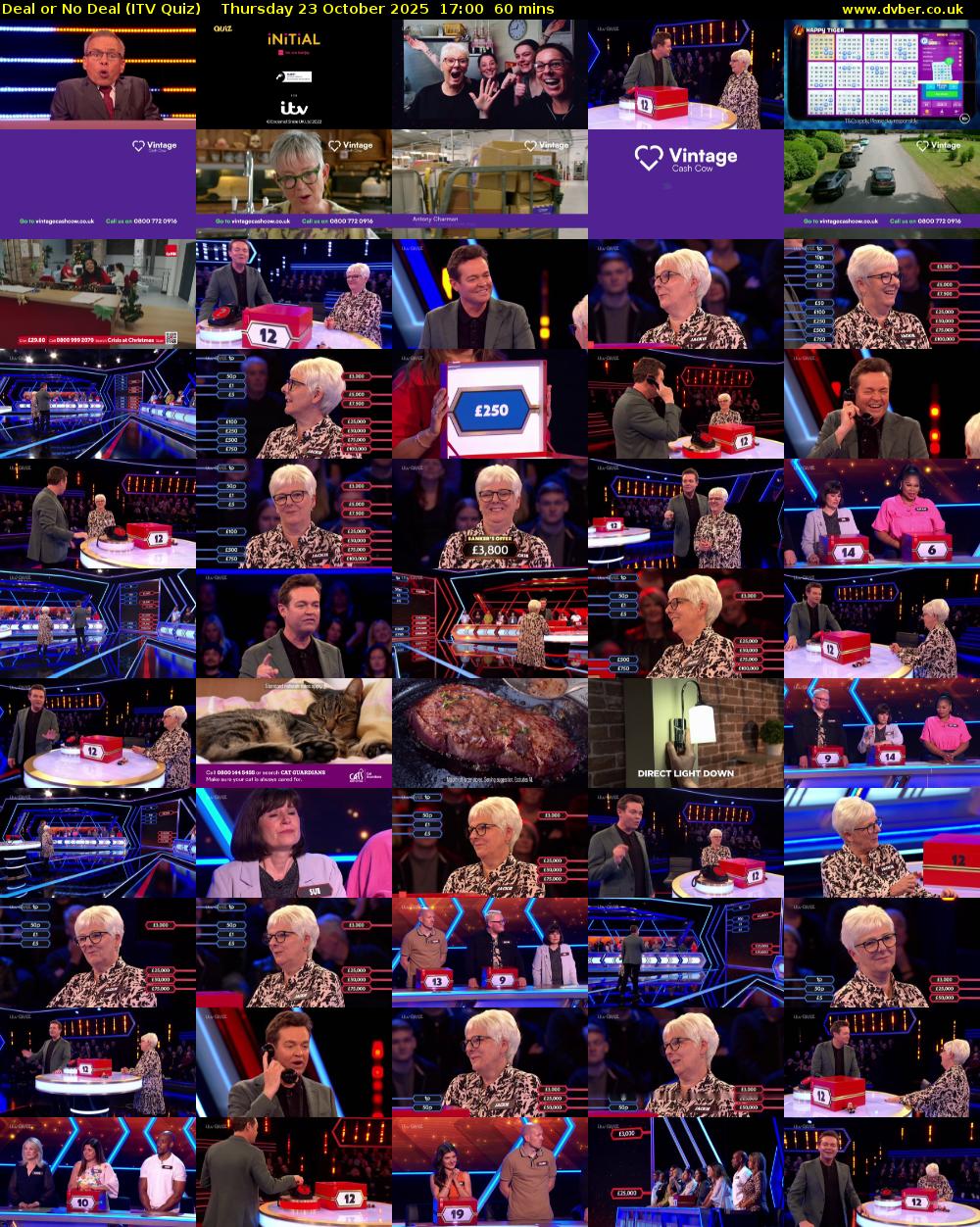 Deal or No Deal (ITV Quiz) Thursday 23 October 2025 17:00 - 18:00