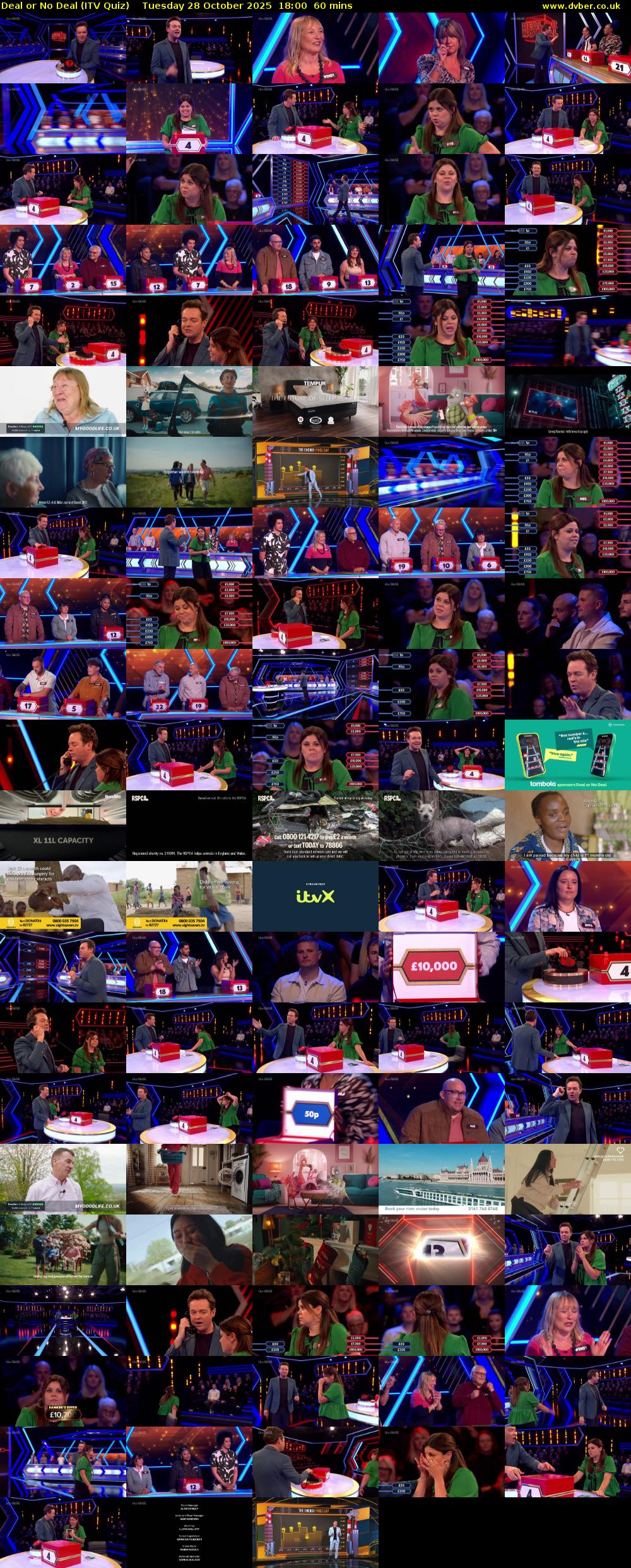 Deal or No Deal (ITV Quiz) Tuesday 28 October 2025 18:00 - 19:00