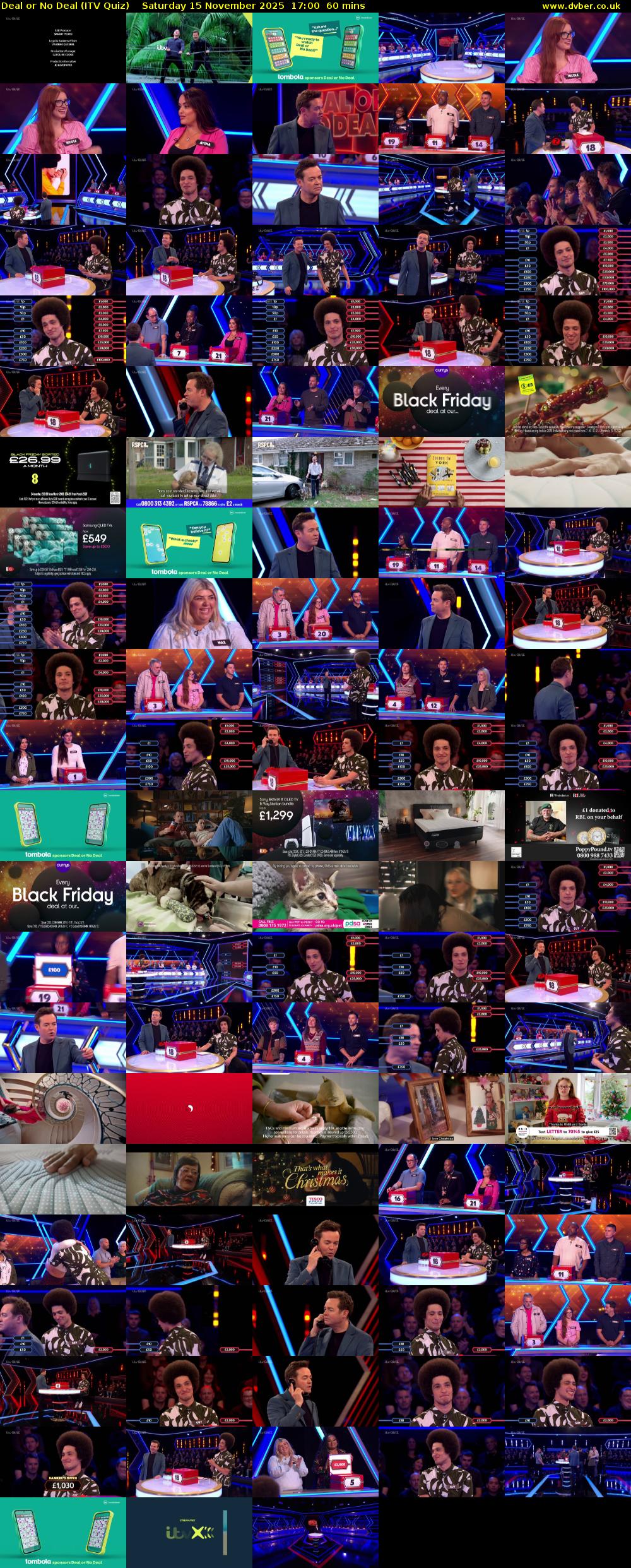 Deal or No Deal (ITV Quiz) Saturday 15 November 2025 17:00 - 18:00