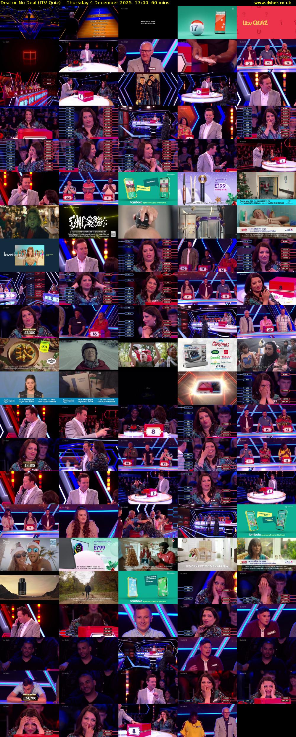 Deal or No Deal (ITV Quiz) Thursday 4 December 2025 17:00 - 18:00