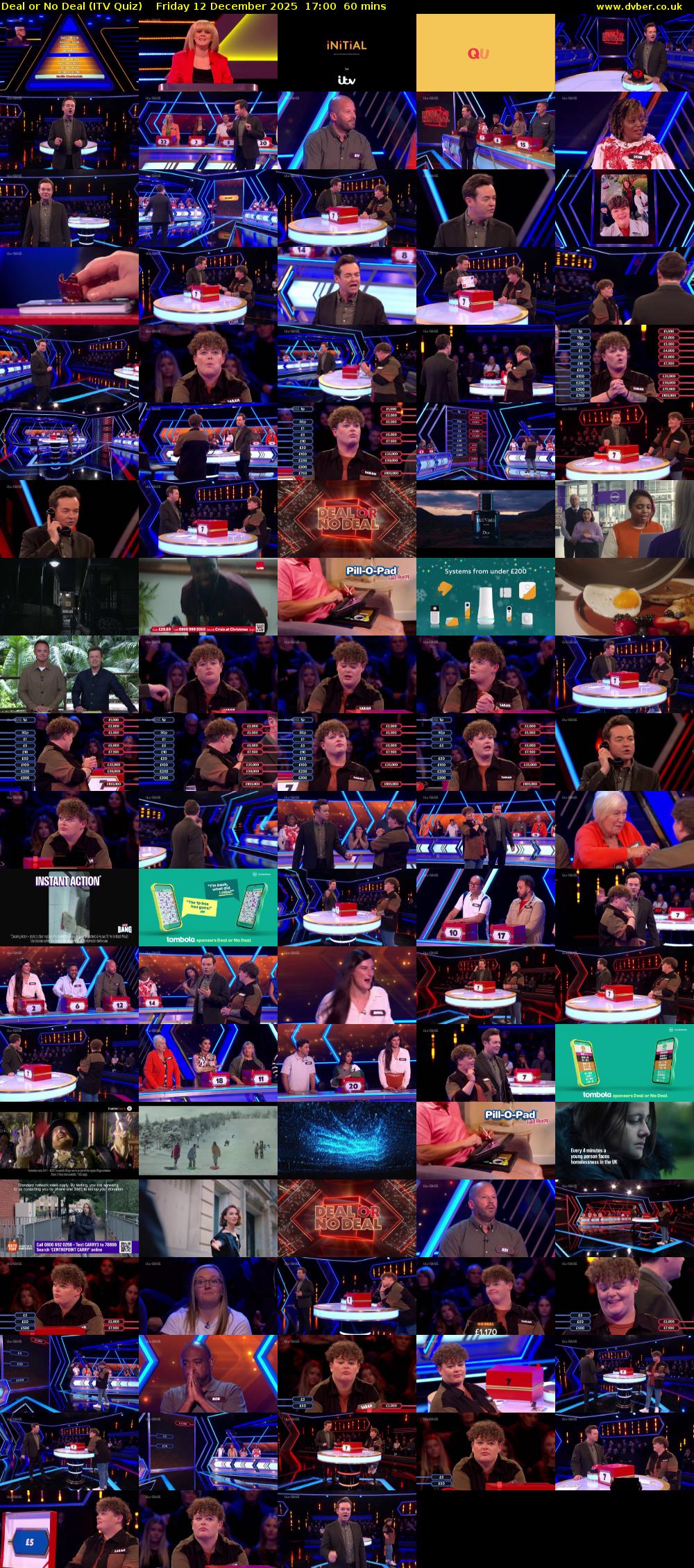 Deal or No Deal (ITV Quiz) Friday 12 December 2025 17:00 - 18:00
