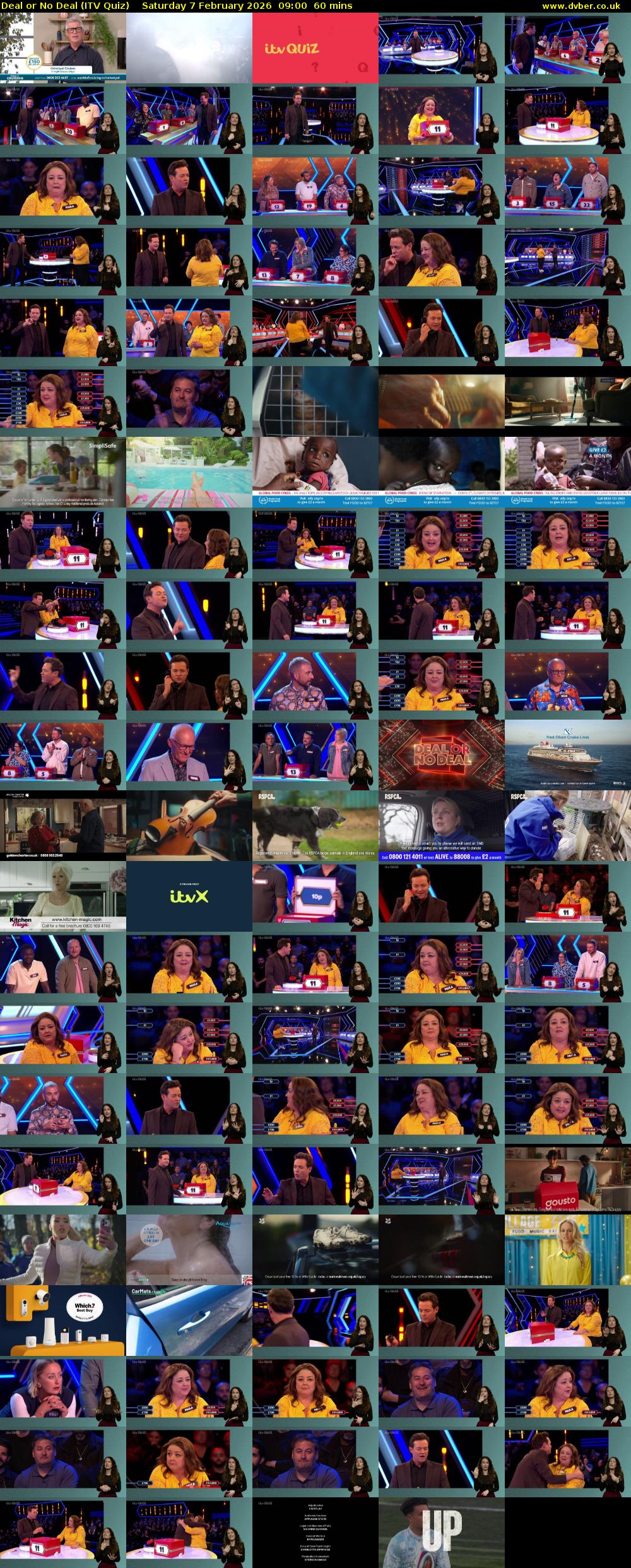 Deal or No Deal (ITV Quiz) Saturday 7 February 2026 09:00 - 10:00