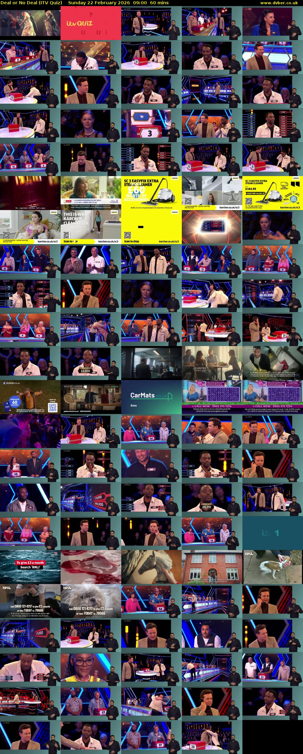 Deal or No Deal (ITV Quiz) Sunday 22 February 2026 09:00 - 10:00