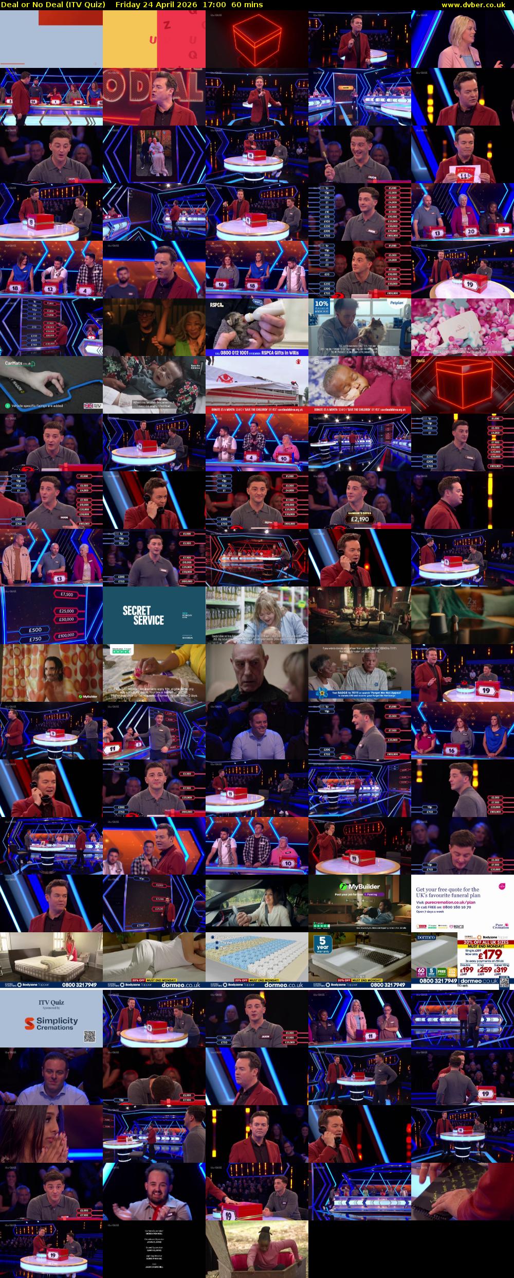 Deal or No Deal (ITV Quiz) Friday 24 April 2026 17:00 - 18:00