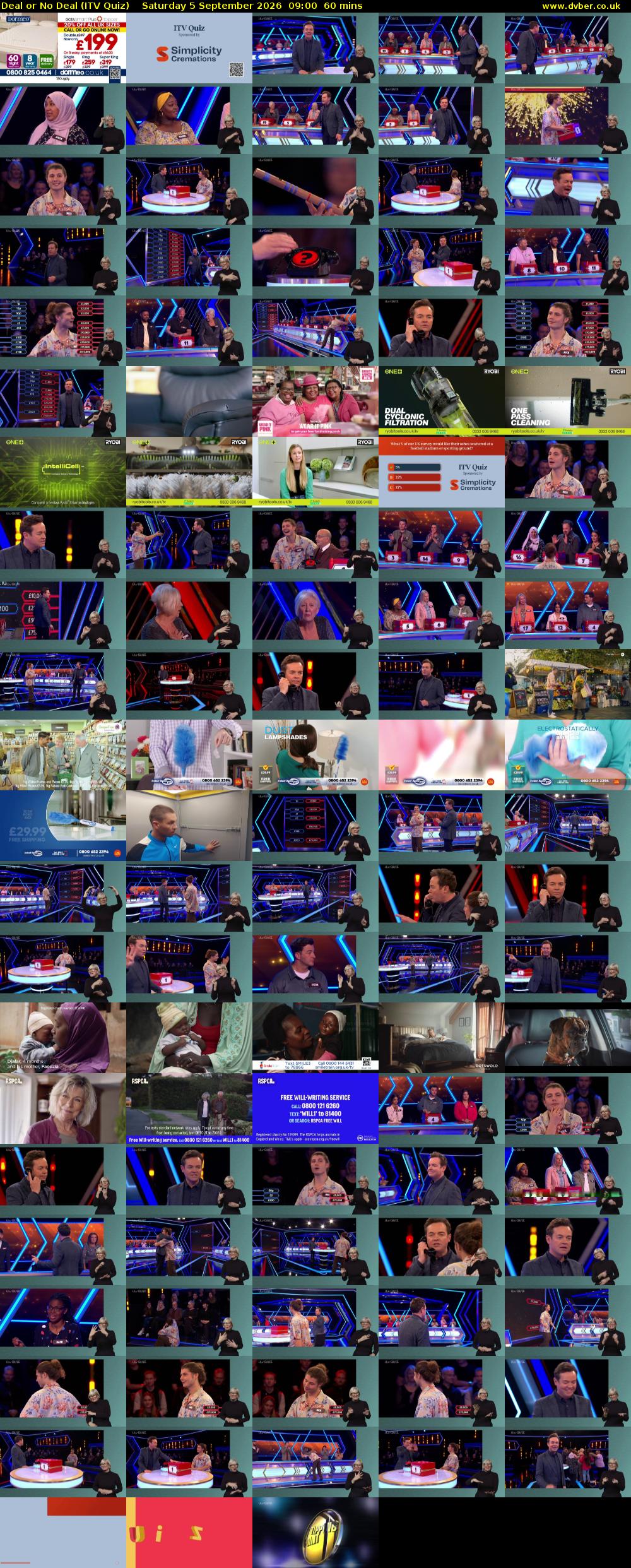 Deal or No Deal (ITV Quiz) Saturday 5 September 2026 09:00 - 10:00