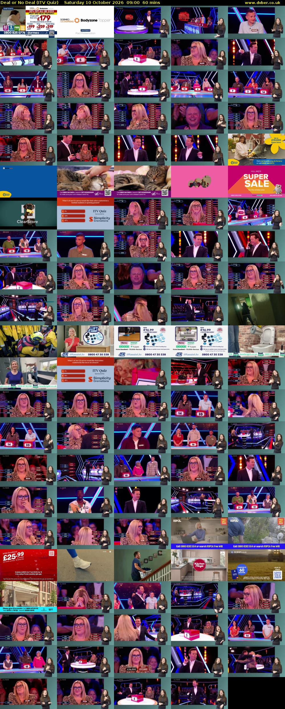 Deal or No Deal (ITV Quiz) Saturday 10 October 2026 09:00 - 10:00