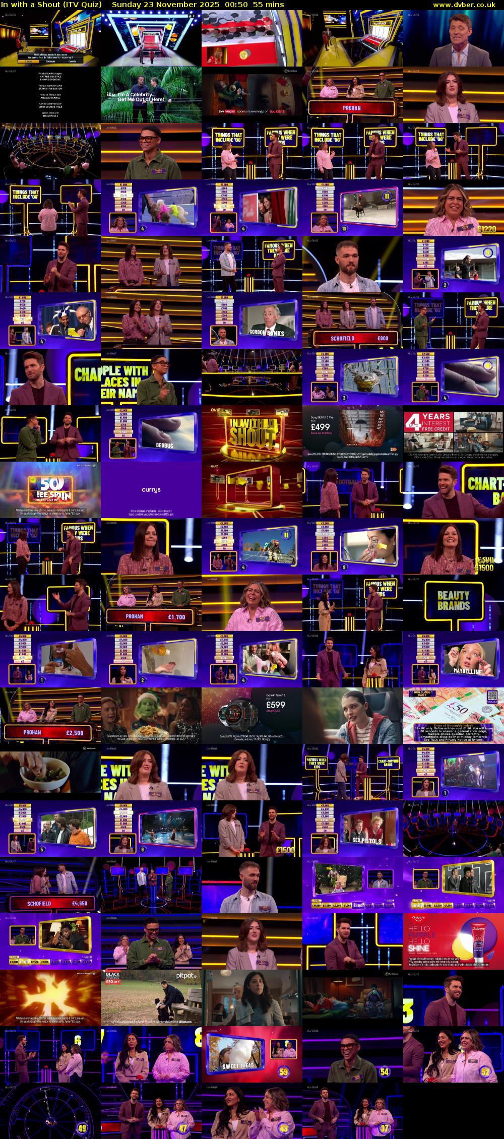 In with a Shout (ITV Quiz) Sunday 23 November 2025 00:50 - 01:45
