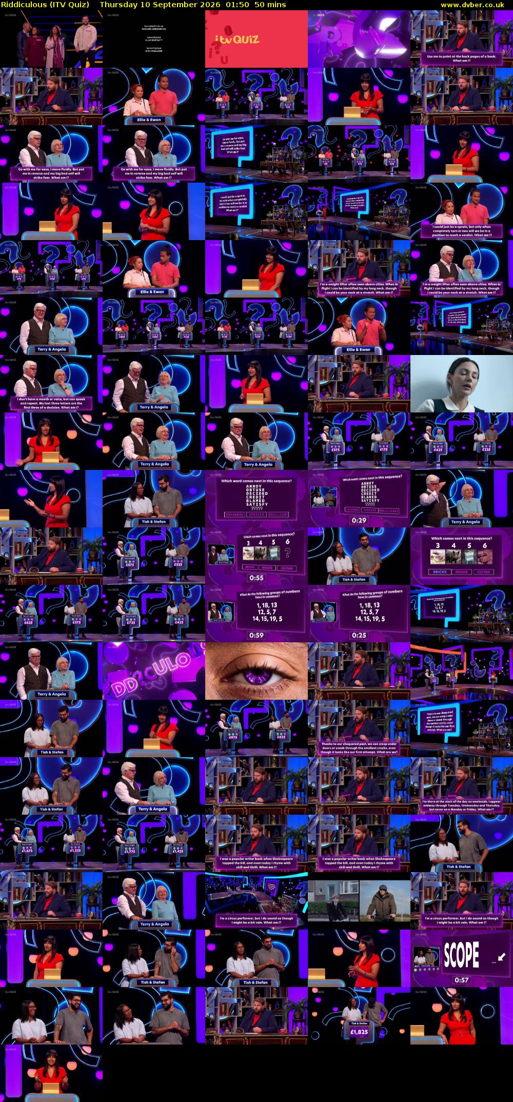 Riddiculous (ITV Quiz) Thursday 10 September 2026 01:50 - 02:40