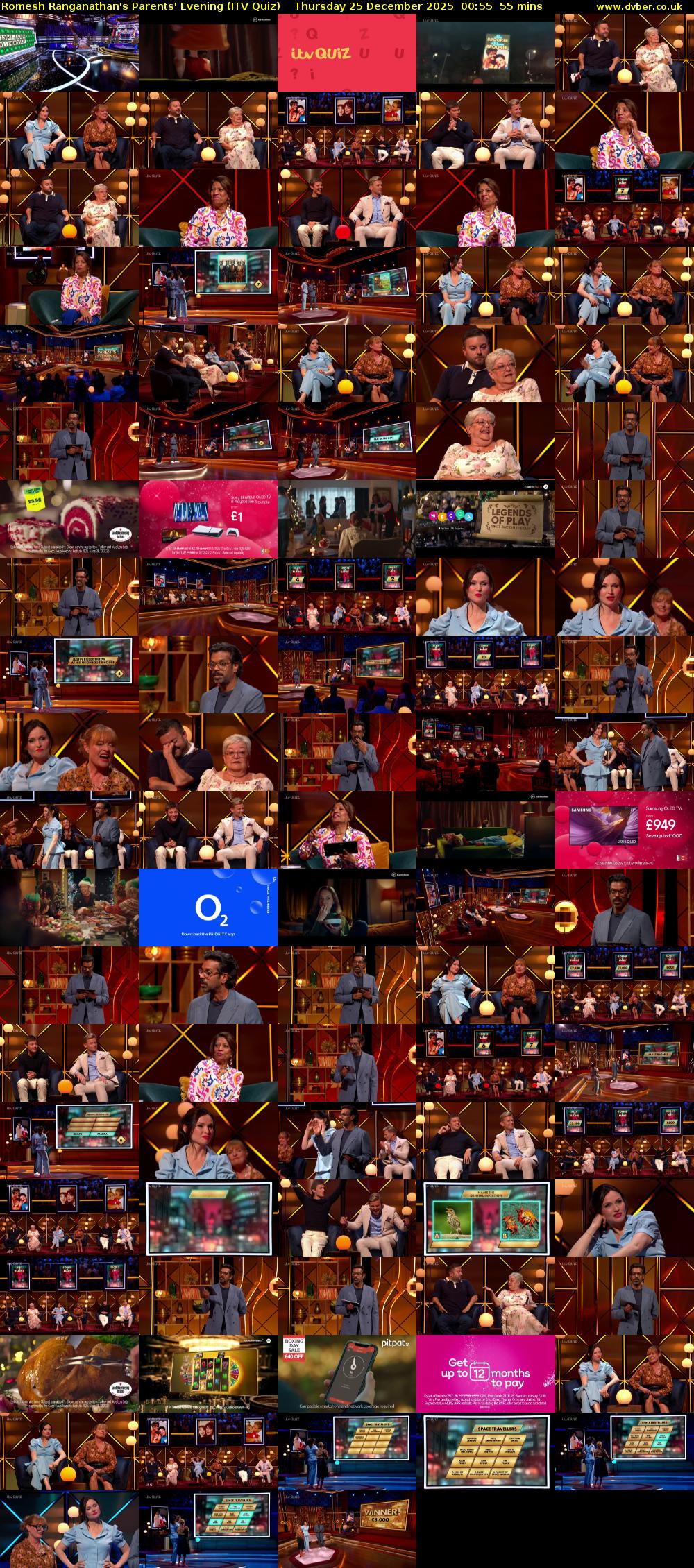 Romesh Ranganathan's Parents' Evening (ITV Quiz) Thursday 25 December 2025 00:55 - 01:50