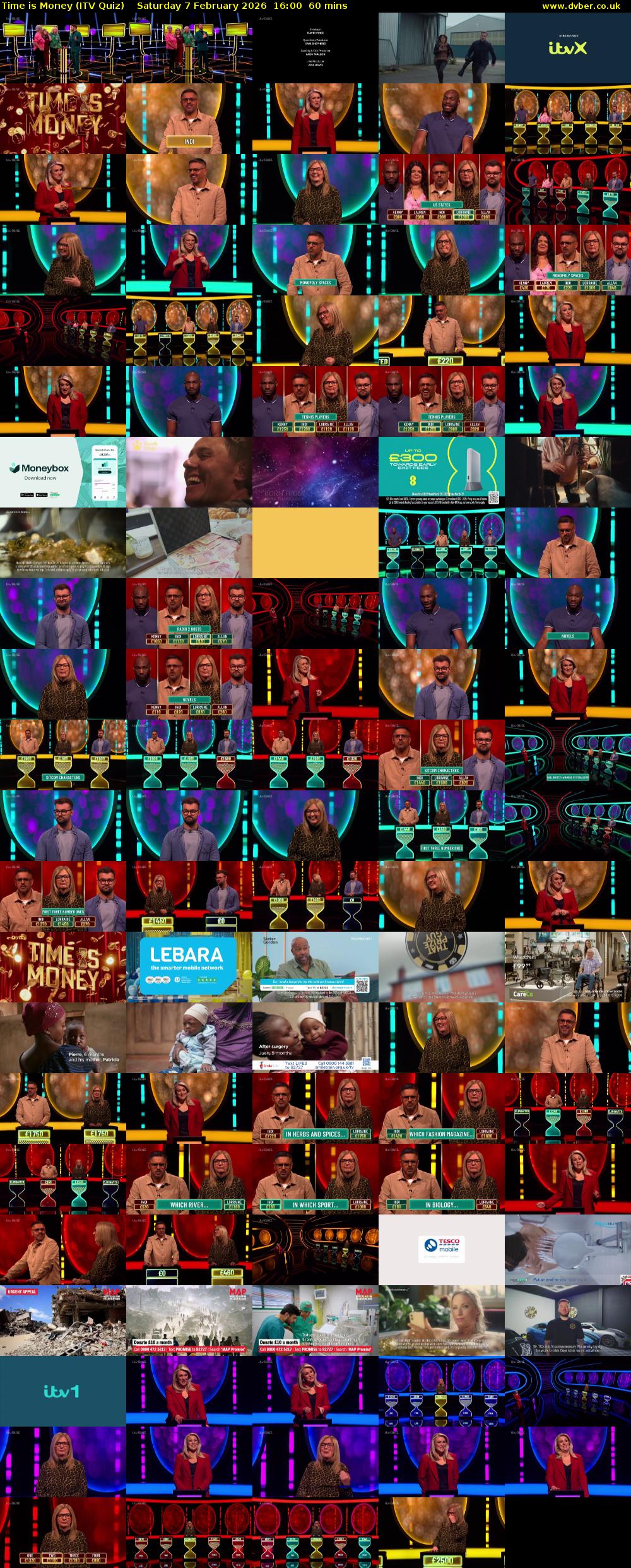 Time is Money (ITV Quiz) Saturday 7 February 2026 16:00 - 17:00