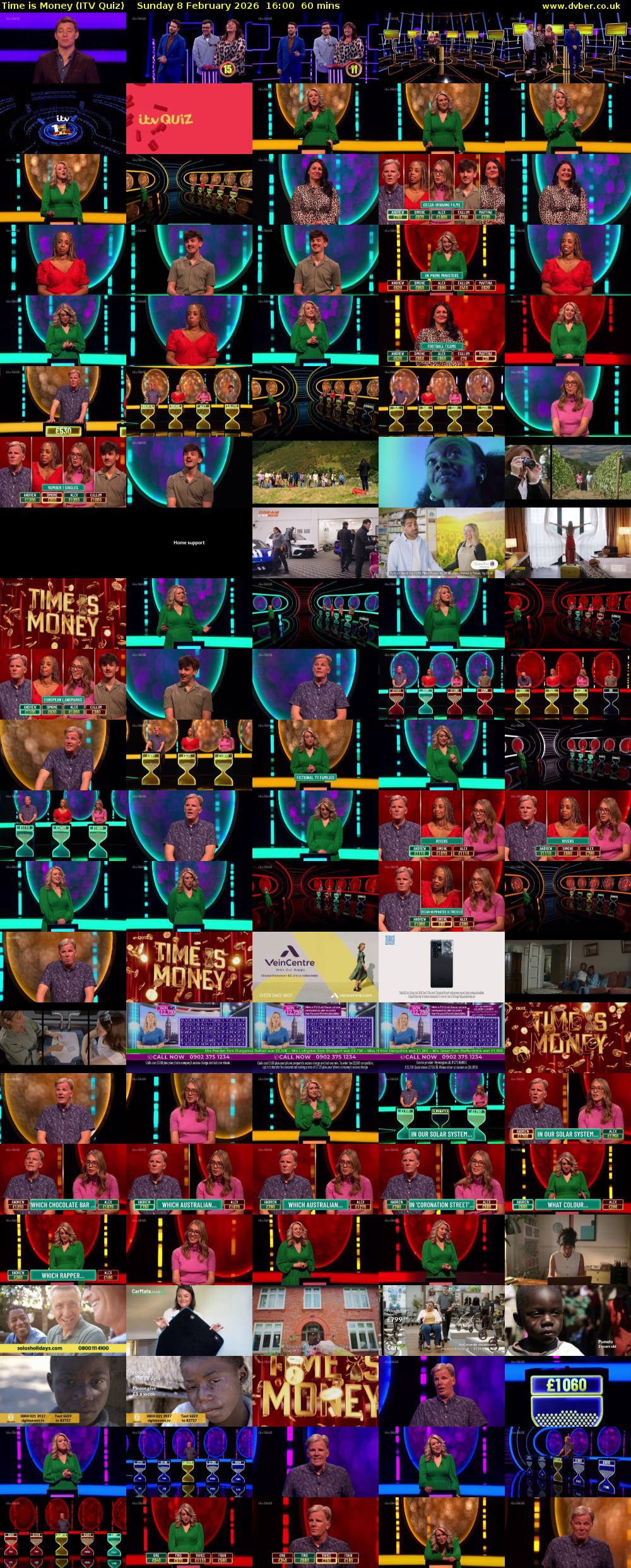 Time is Money (ITV Quiz) Sunday 8 February 2026 16:00 - 17:00