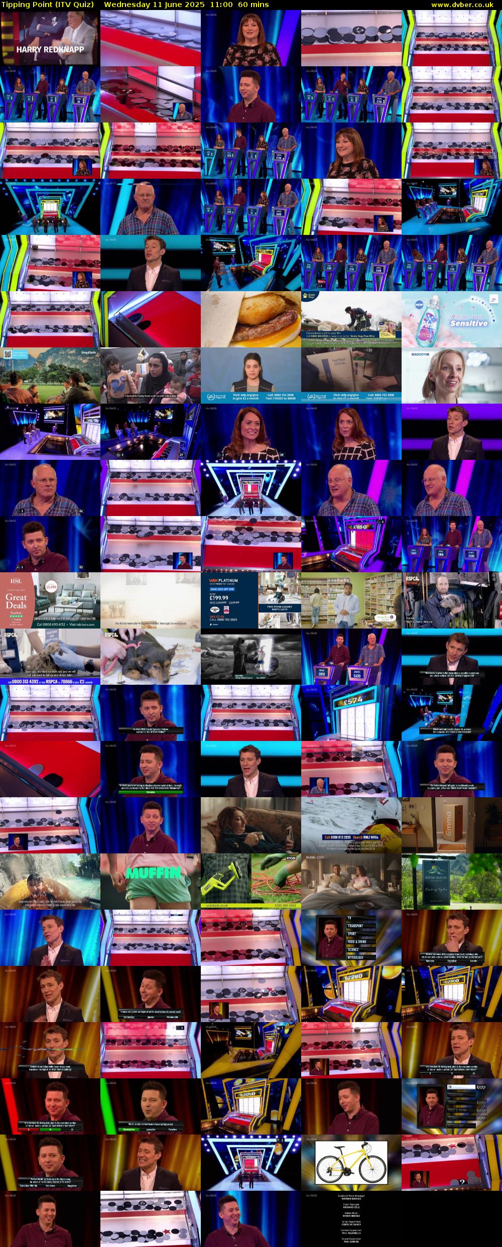 Tipping Point (ITV Quiz) Wednesday 11 June 2025 11:00 - 12:00