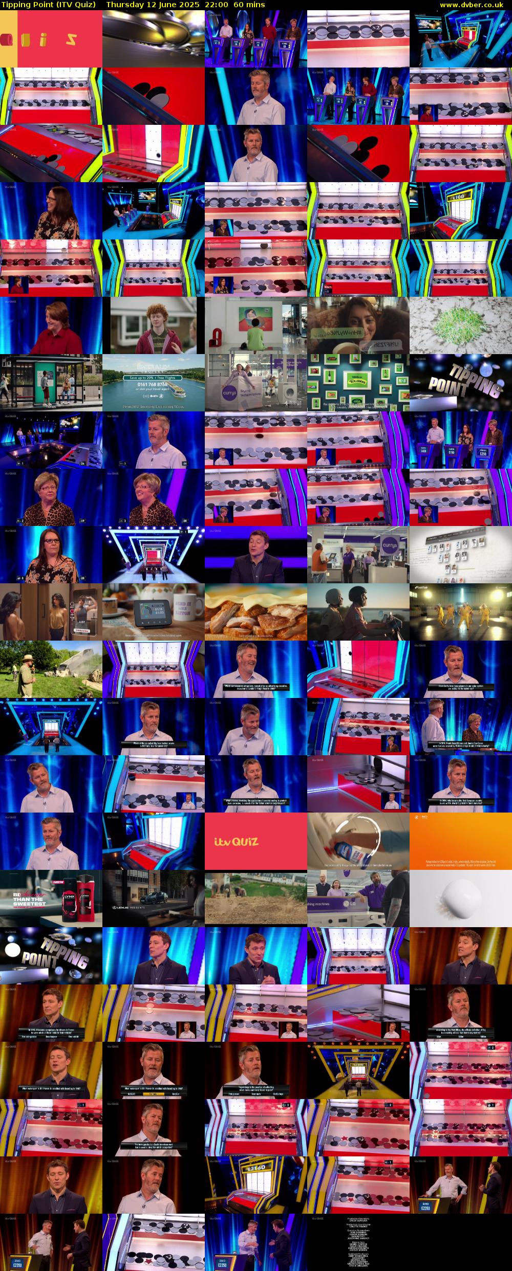 Tipping Point (ITV Quiz) Thursday 12 June 2025 22:00 - 23:00