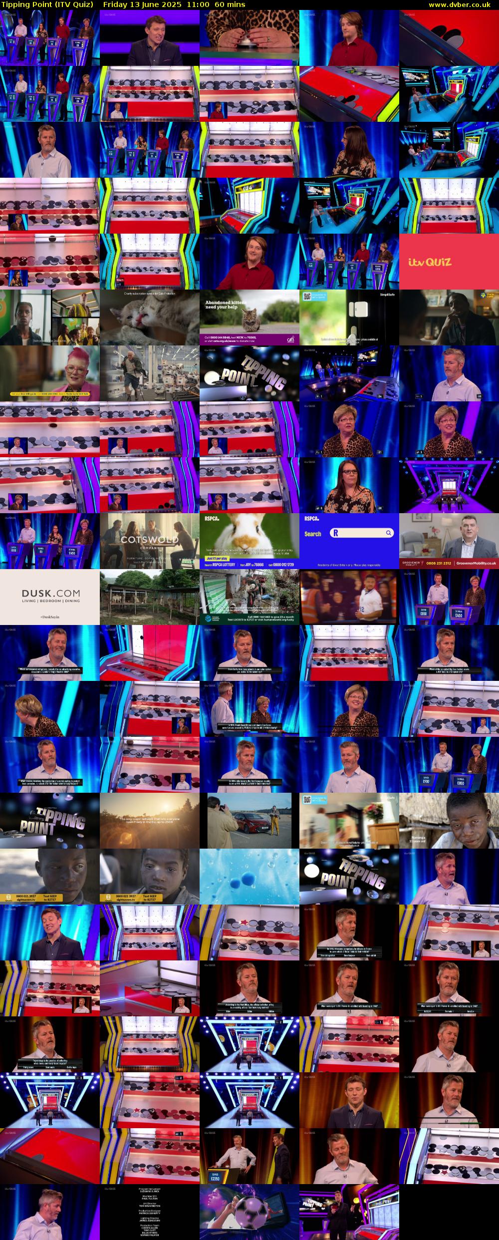 Tipping Point (ITV Quiz) Friday 13 June 2025 11:00 - 12:00