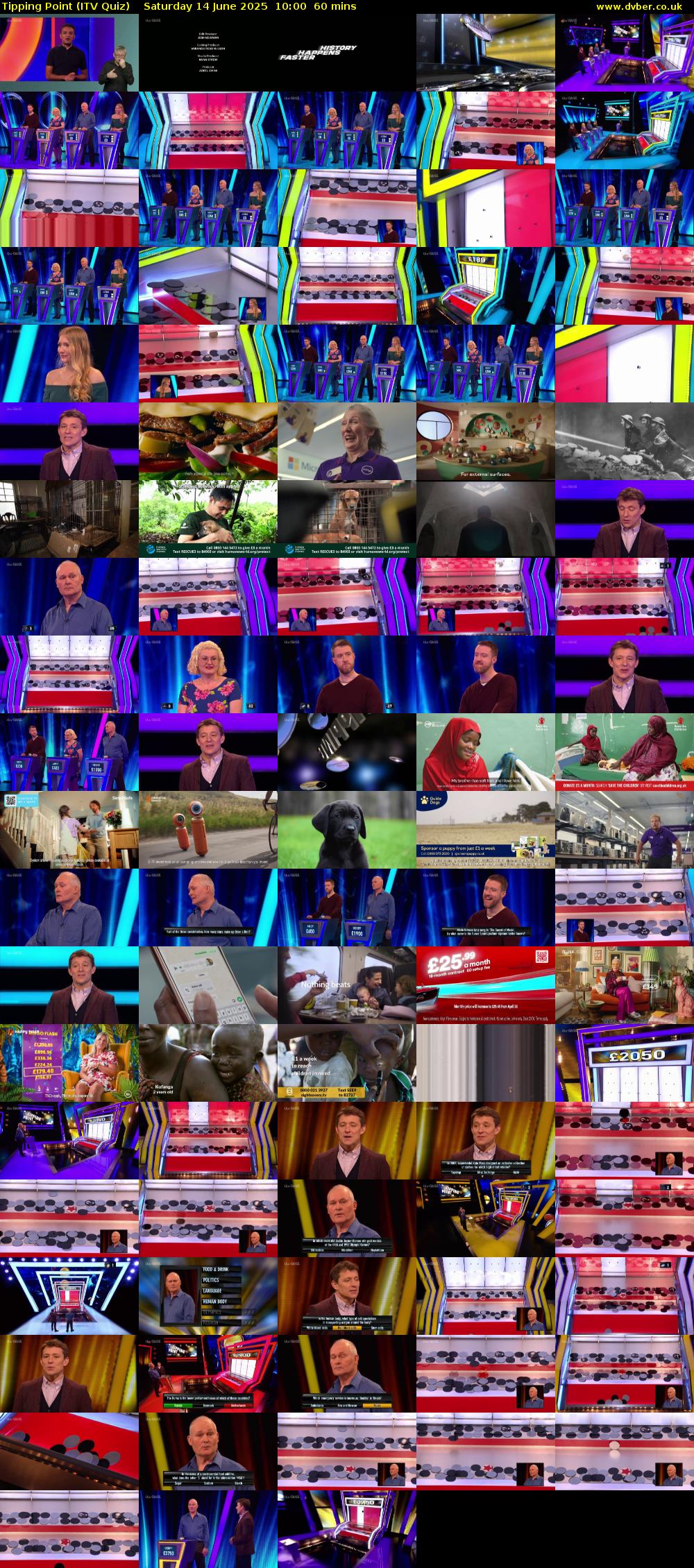 Tipping Point (ITV Quiz) Saturday 14 June 2025 10:00 - 11:00