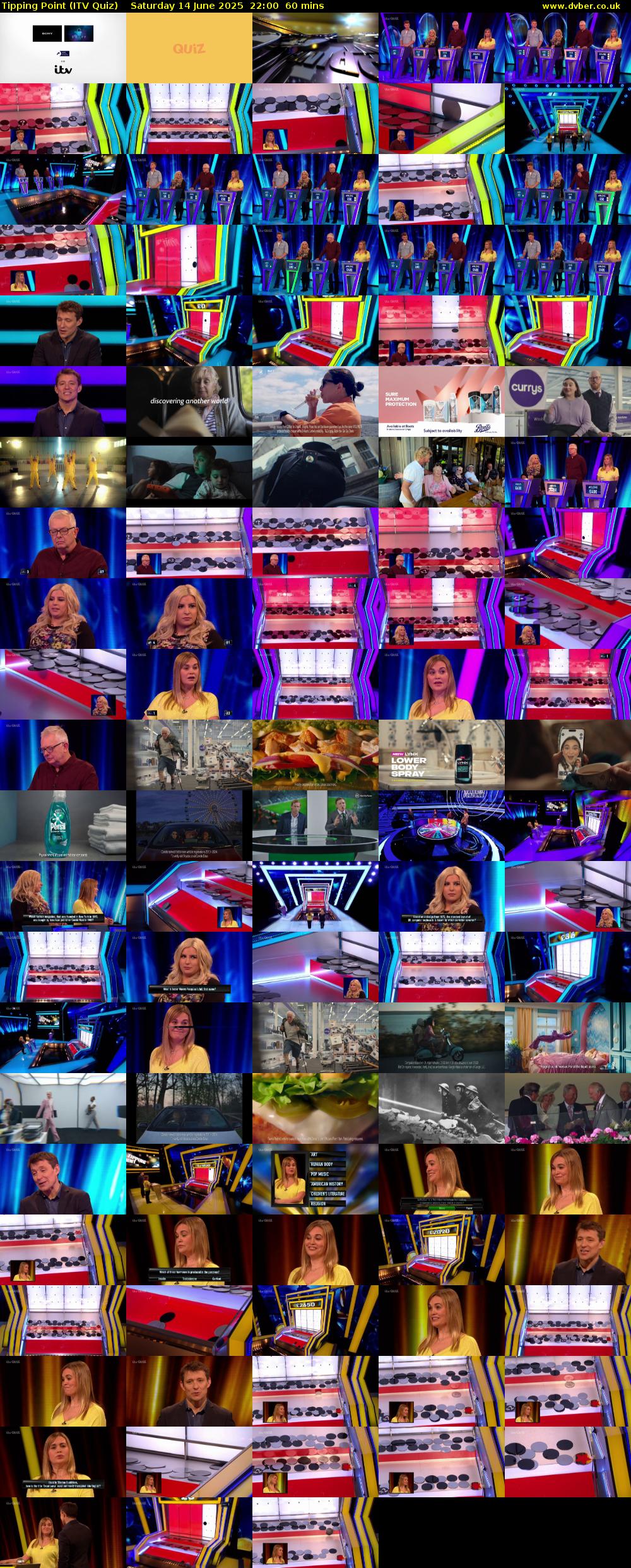 Tipping Point (ITV Quiz) Saturday 14 June 2025 22:00 - 23:00