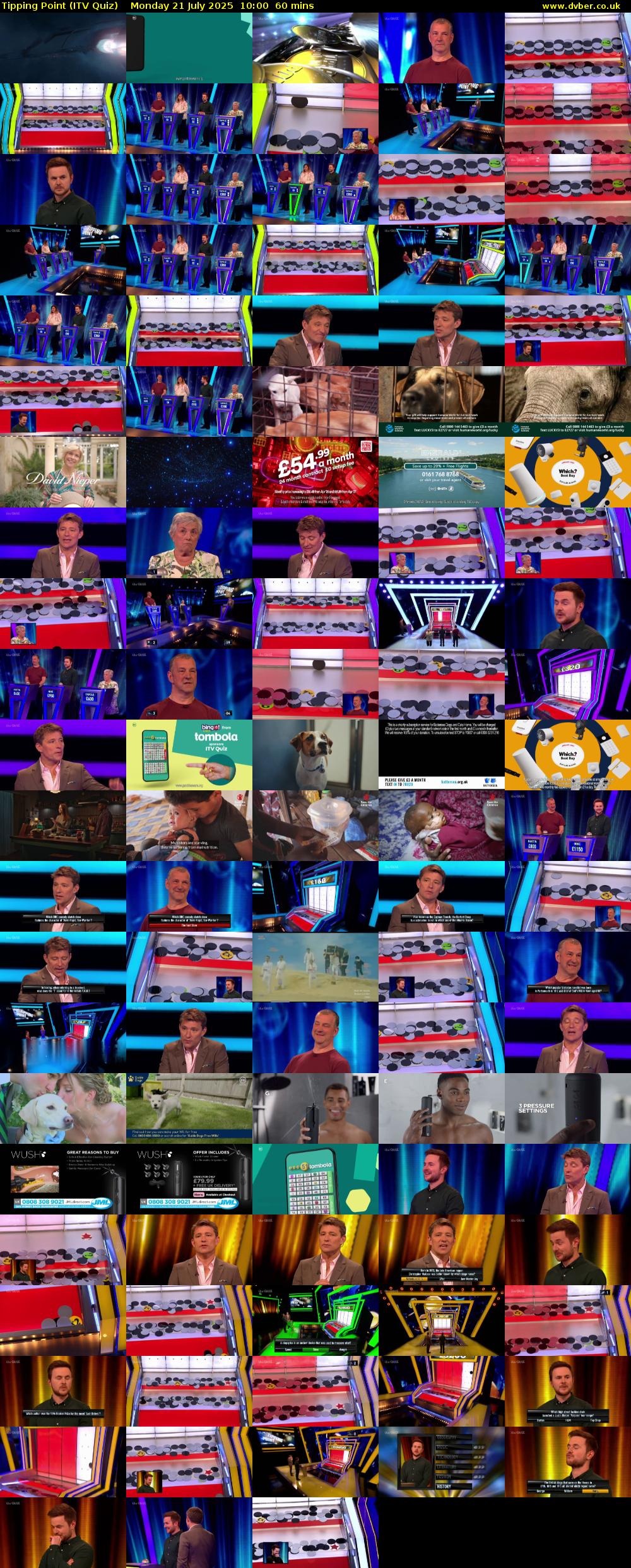 Tipping Point (ITV Quiz) Monday 21 July 2025 10:00 - 11:00