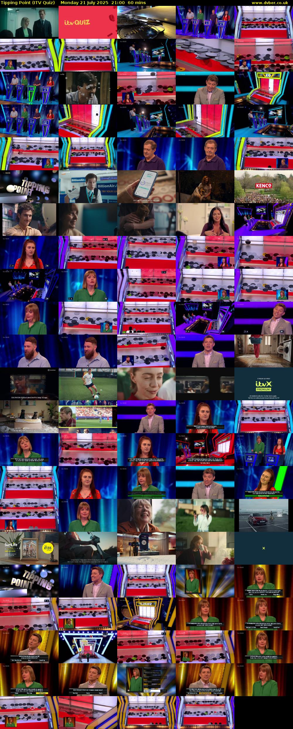 Tipping Point (ITV Quiz) Monday 21 July 2025 21:00 - 22:00